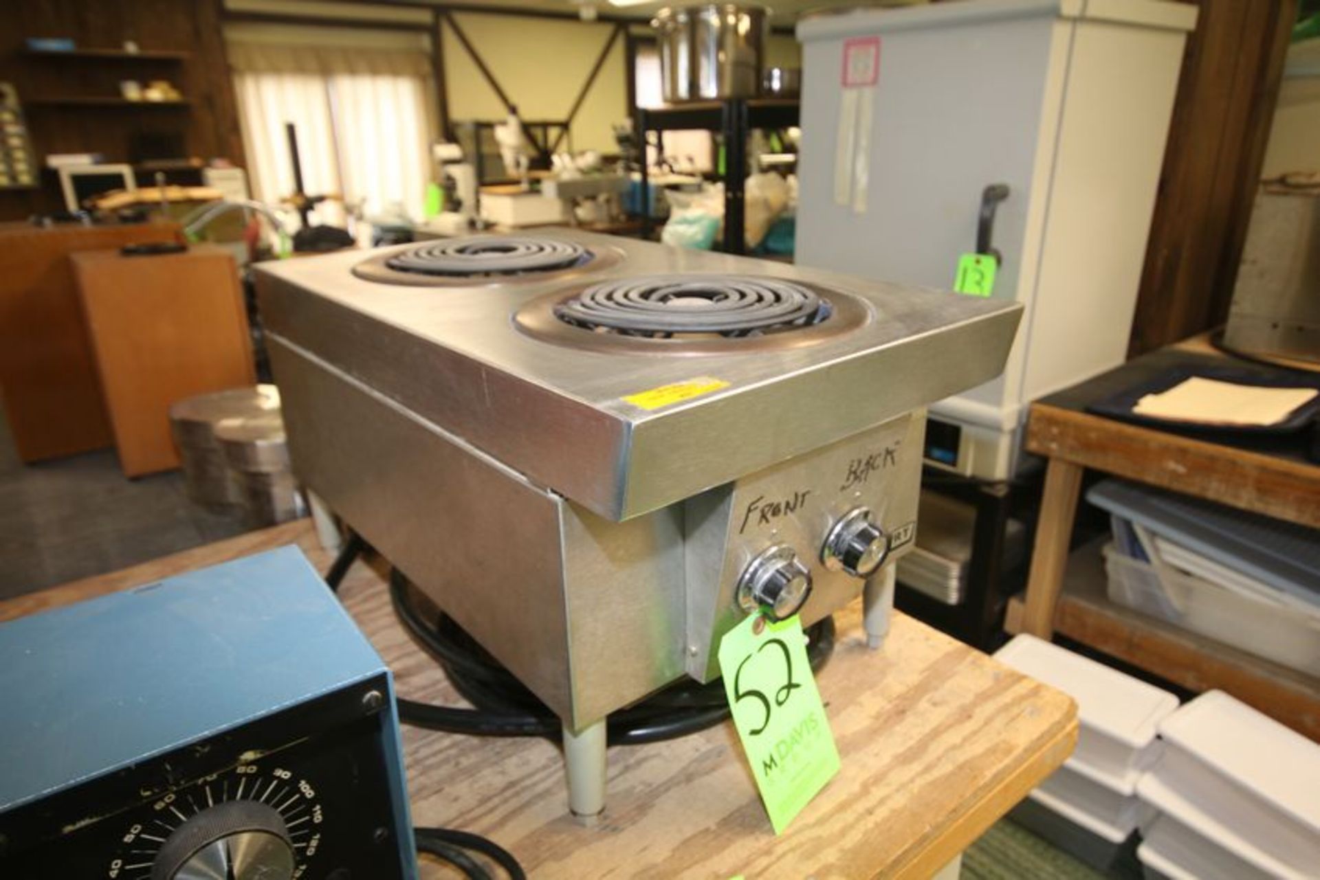 Hobart S/S 2-Burner Stove, M/N CH20, S/N HCLD523, 208 AC Volts, 1 Phase, Overall Dims.: 25" L x 14- - Image 2 of 4