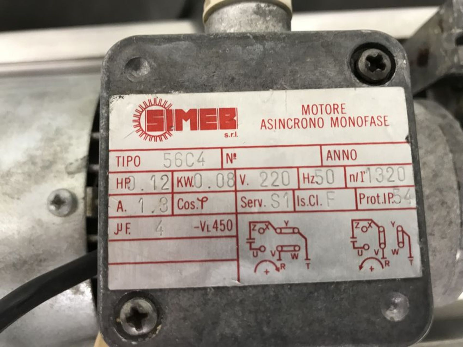 S/S Tank with Hinged Lid, Agitator and Simeb .50 hp/.37 KW Motor, 1370 RPM, 220/380 V - Image 2 of 2