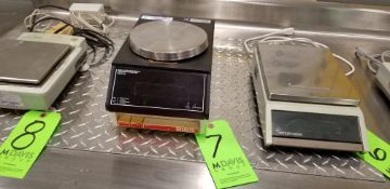 Ohaus 3000/300g Capacity Scale, Model B3000D - Brainweigh, S/N 11761 with 6-1/2" Platform and