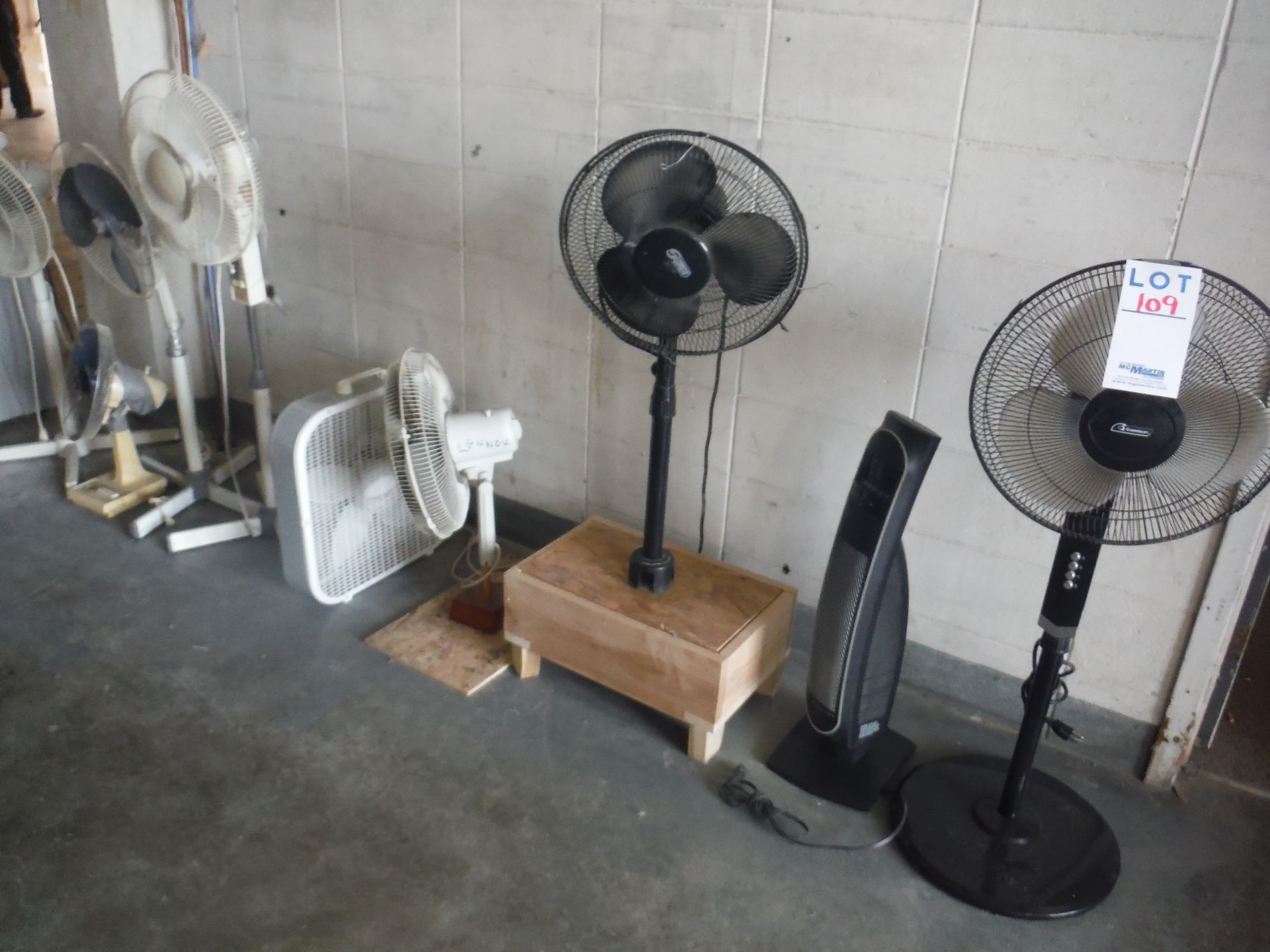 (9) ASSORTED FANS