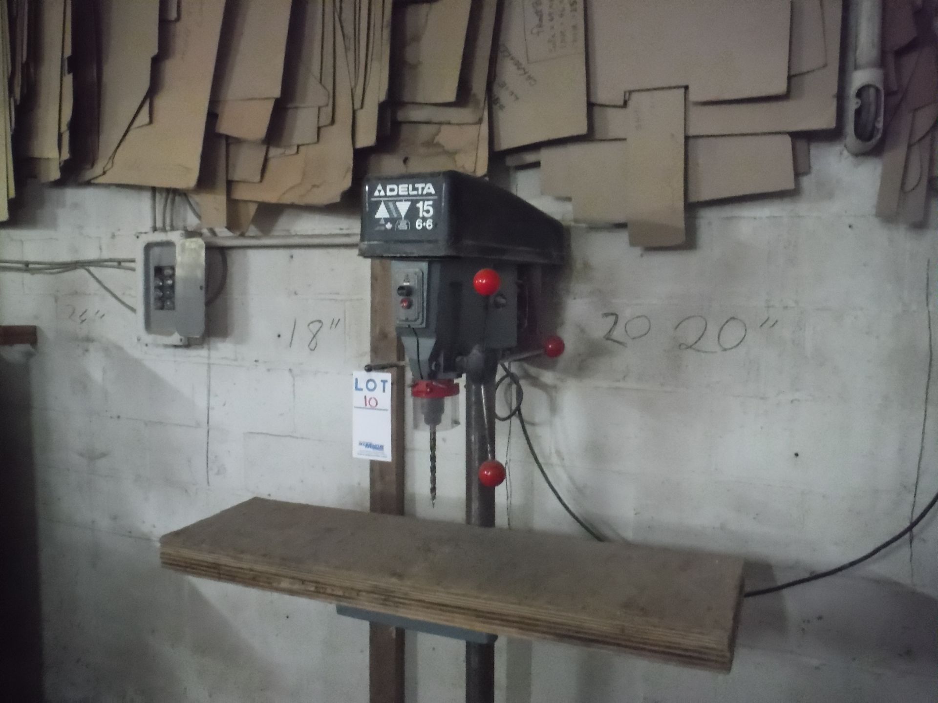 (1) ''BEAVER DELTA'' DRILL PRESS MOD: 15-630 VOLTAGE:230, HZ:60 PH:1 HP:3/4''