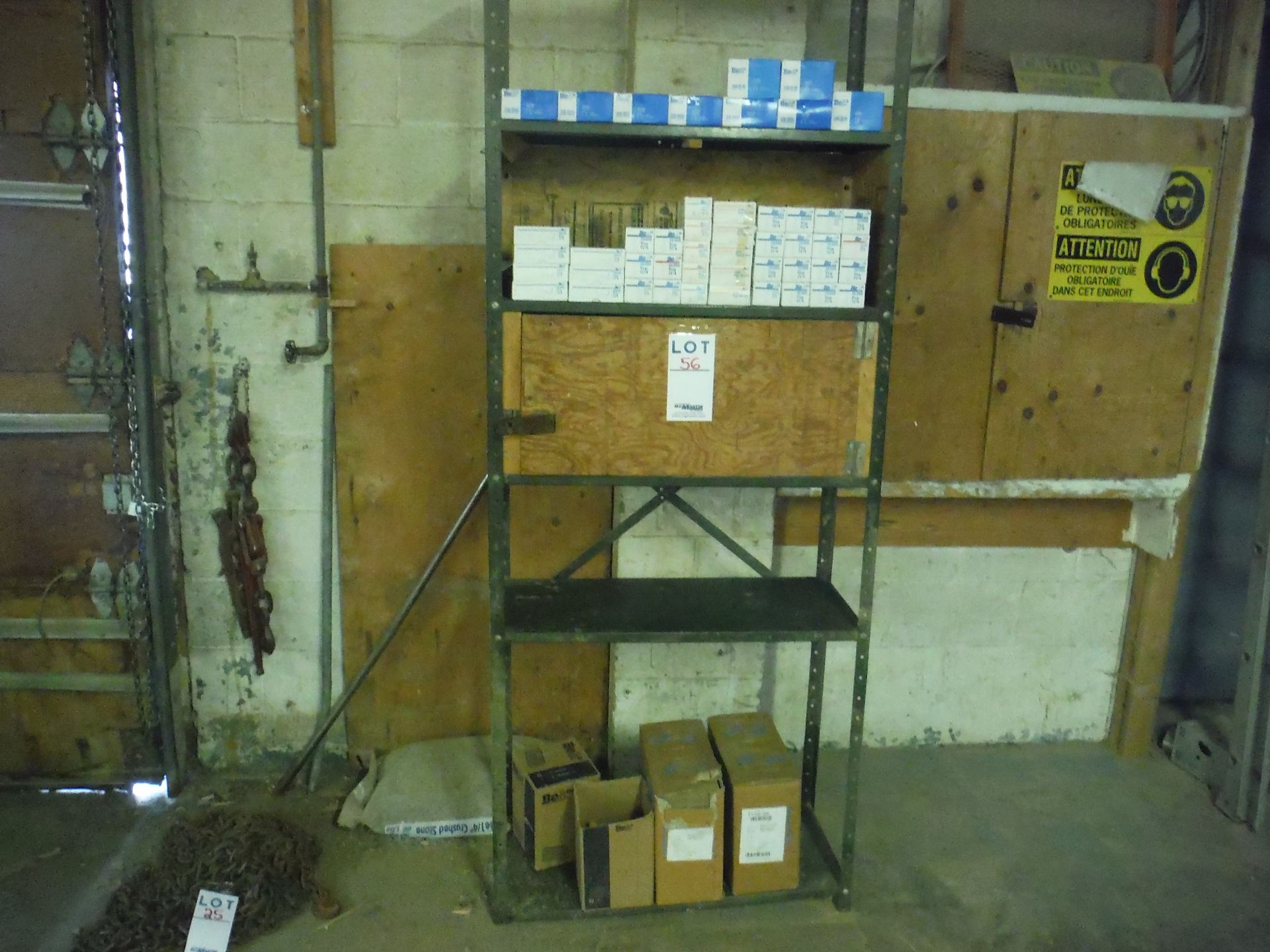 (1 LOT) STAPLES WITH METAL SHELVING - Image 2 of 2