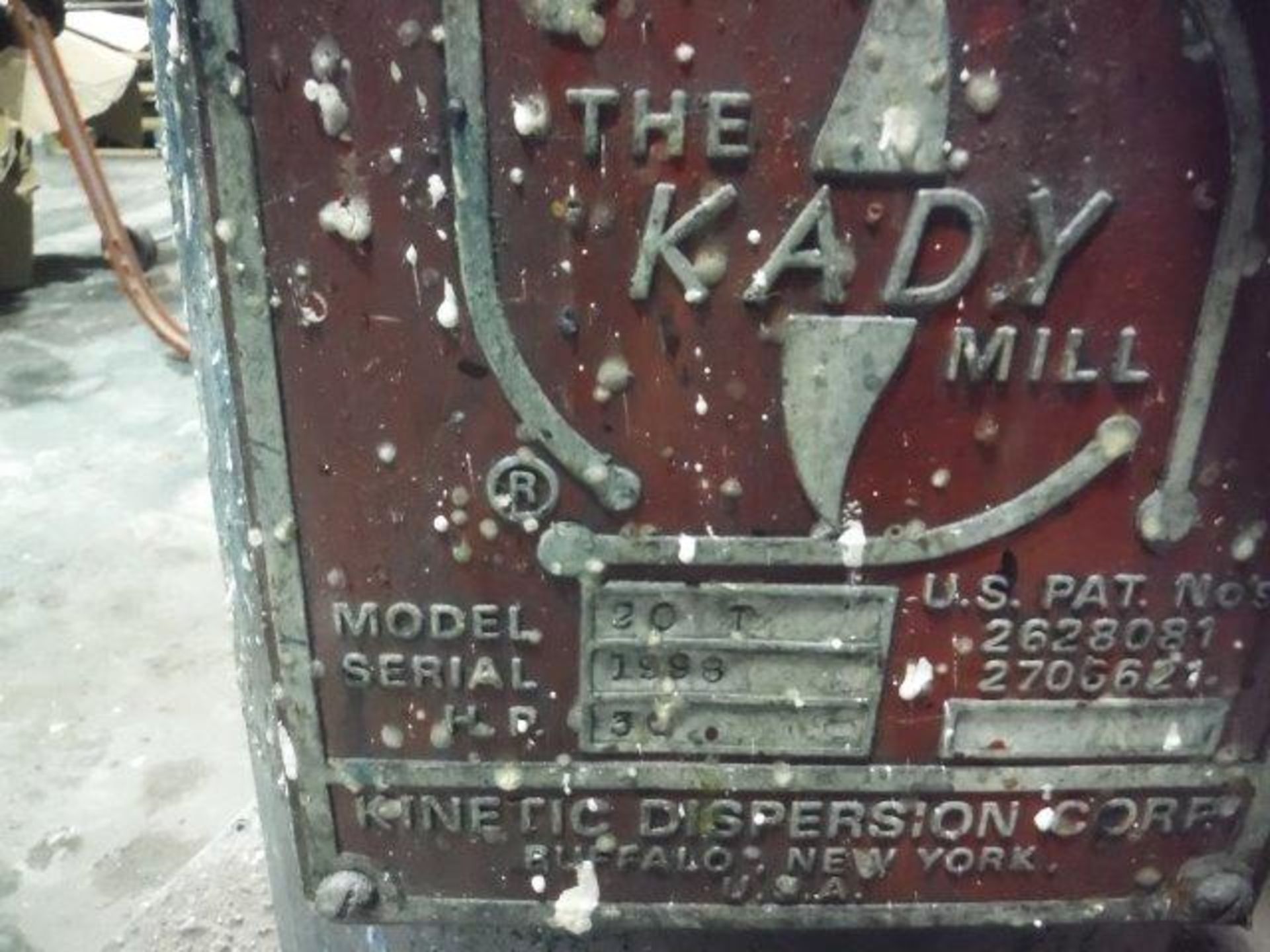 Kady mill mixer, Model 30T Série 1998 30 HP - Image 4 of 7