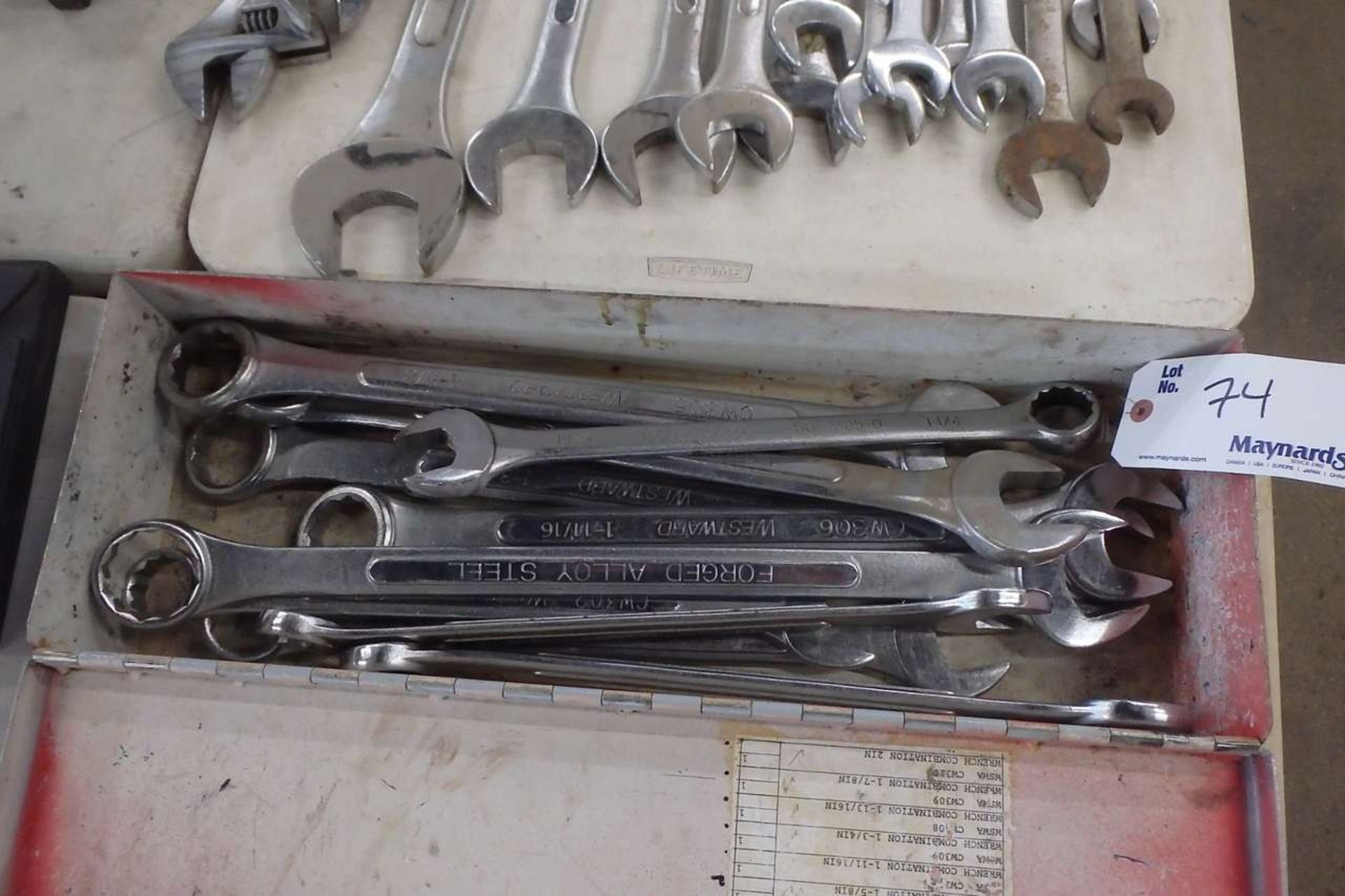Quantity of Assorted Combo Wrenches