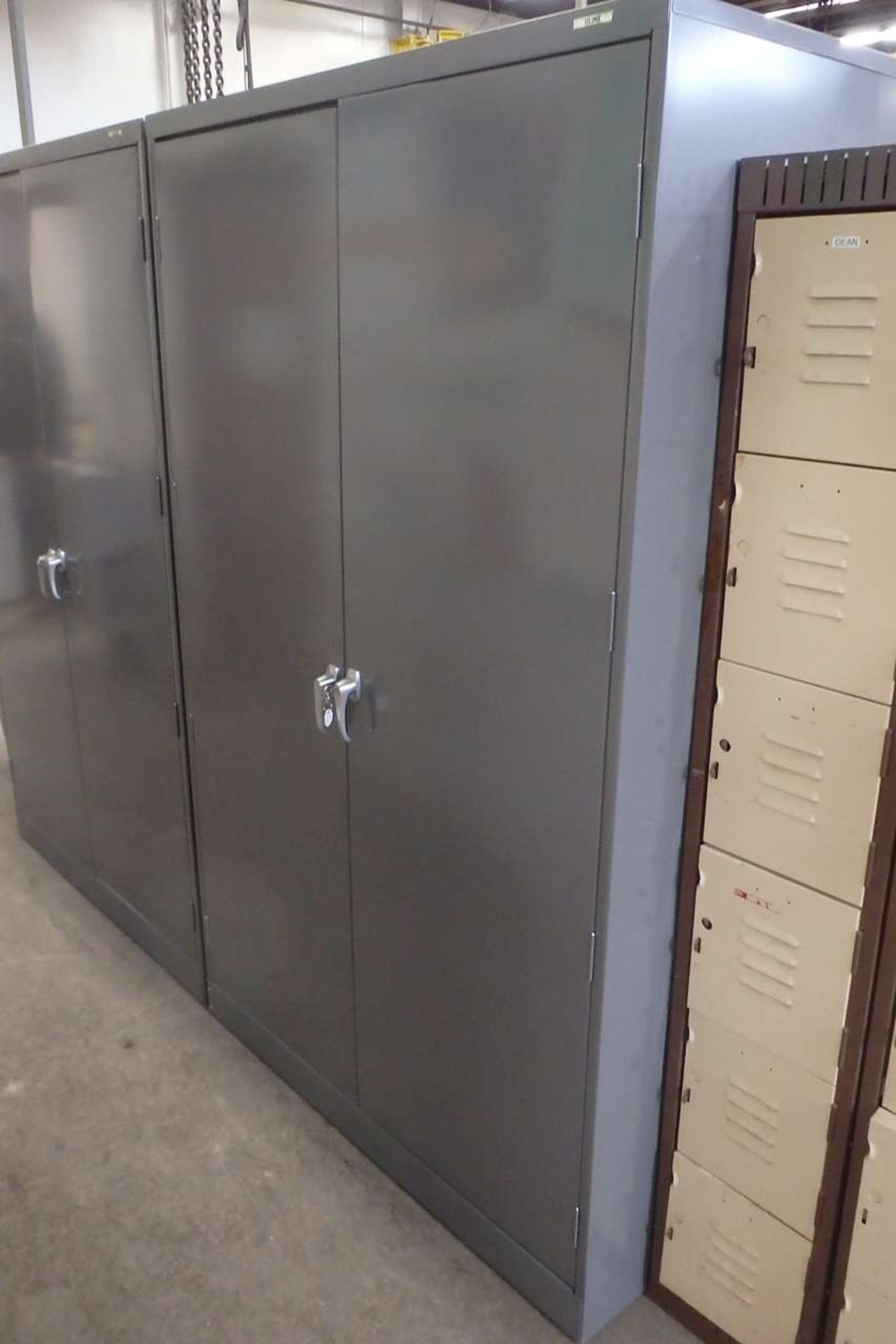 Uline 2-Door Metal Cabinet