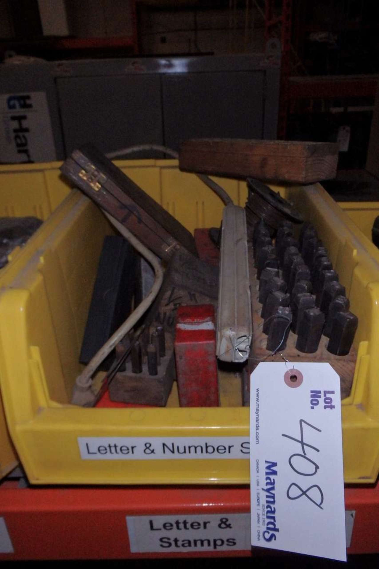 Quantity of Letter & Number Punches