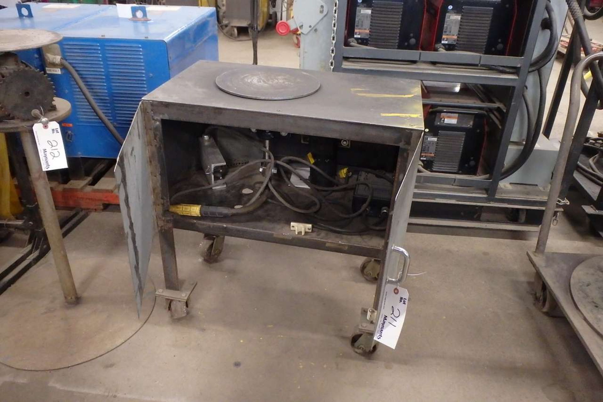 Custom Made Automatic Welding Positioner Cart