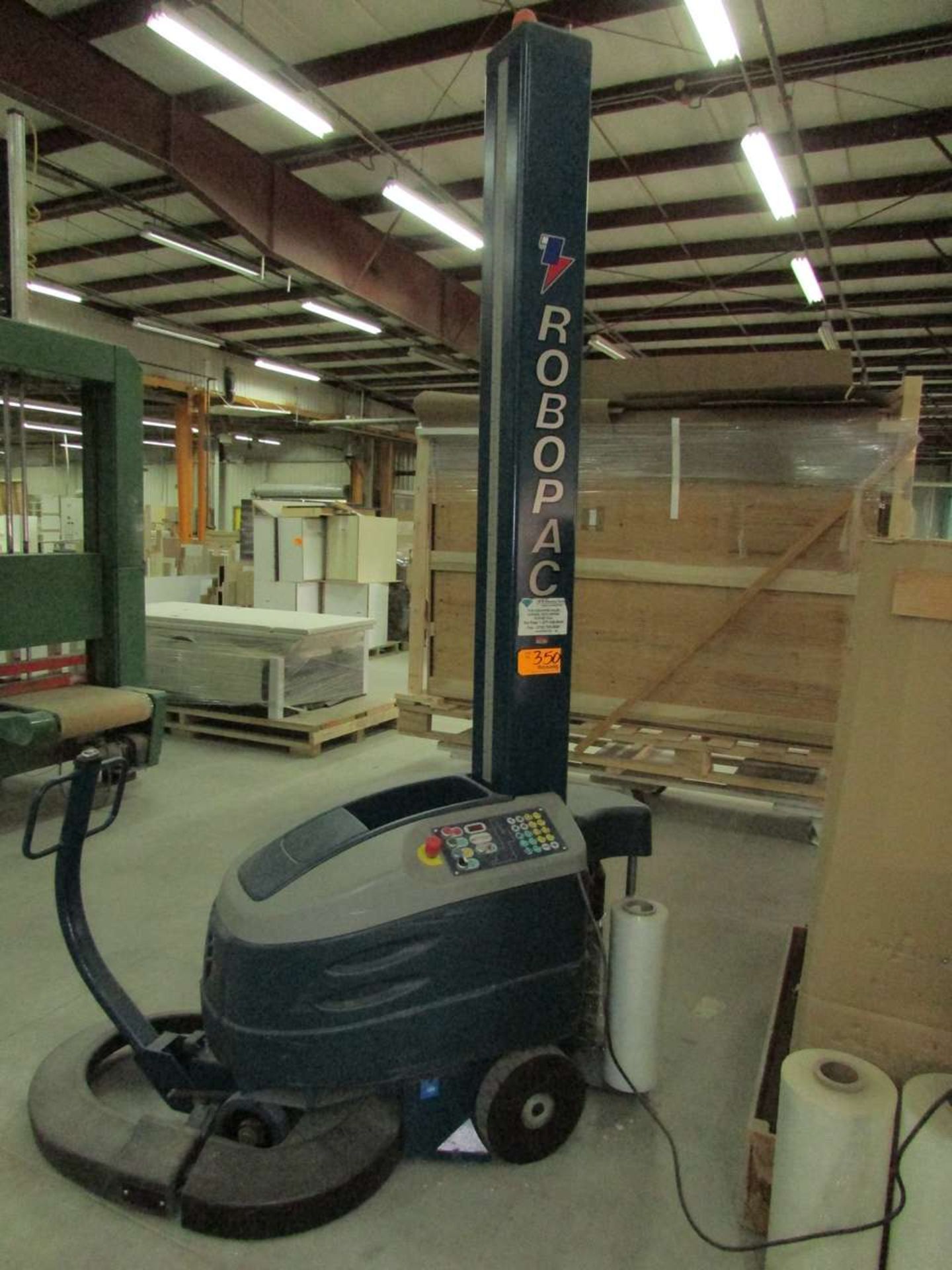 2007 Robopac Robot PFS USA Pallet Wrap Machine