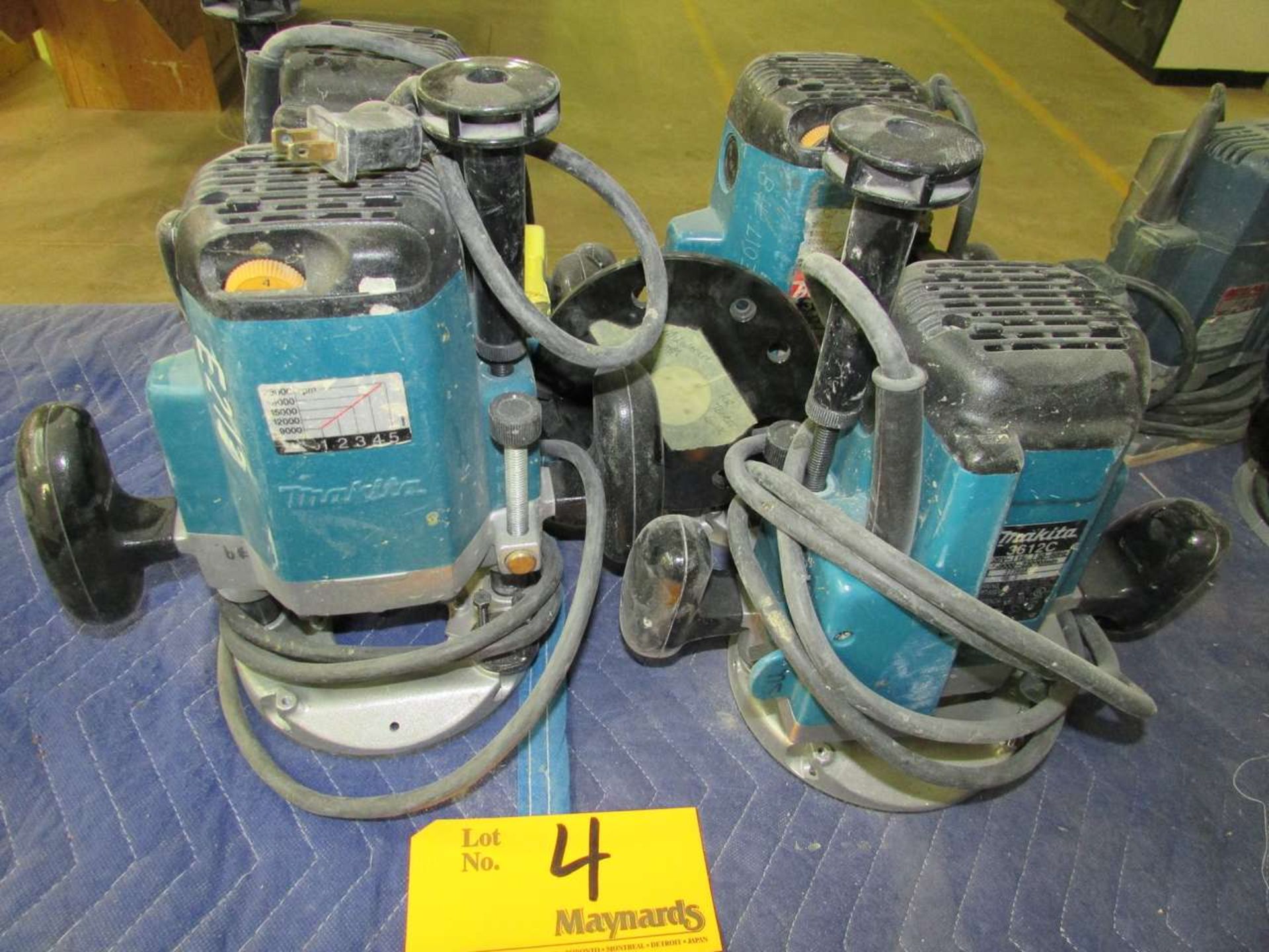 Makita 3612C` (4) Electric Routers