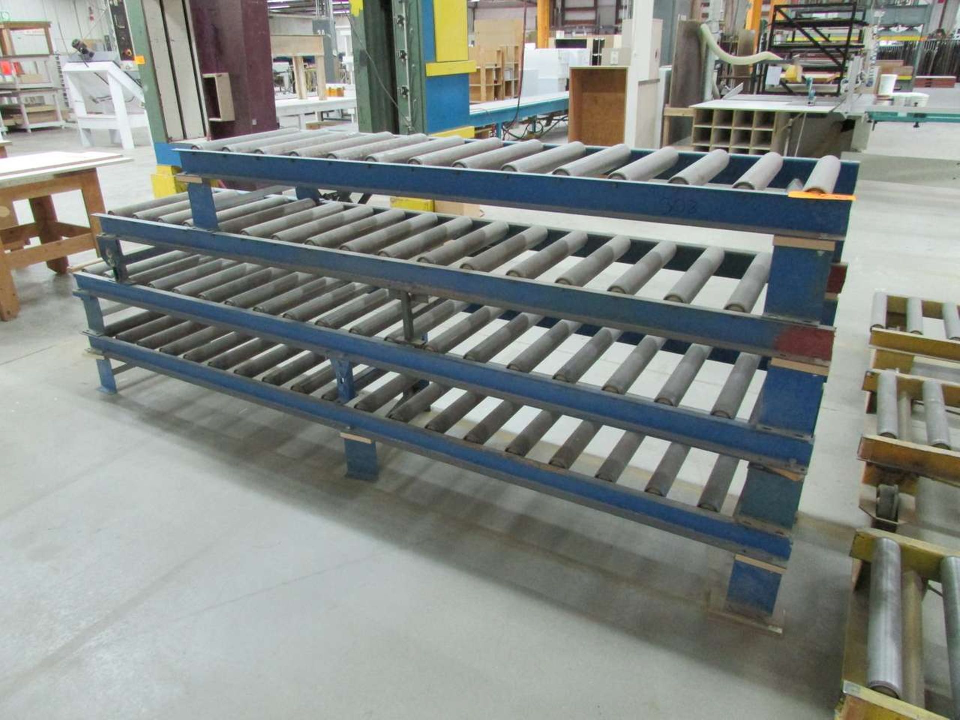 (14) Sections Of 24" Roller Conveyor