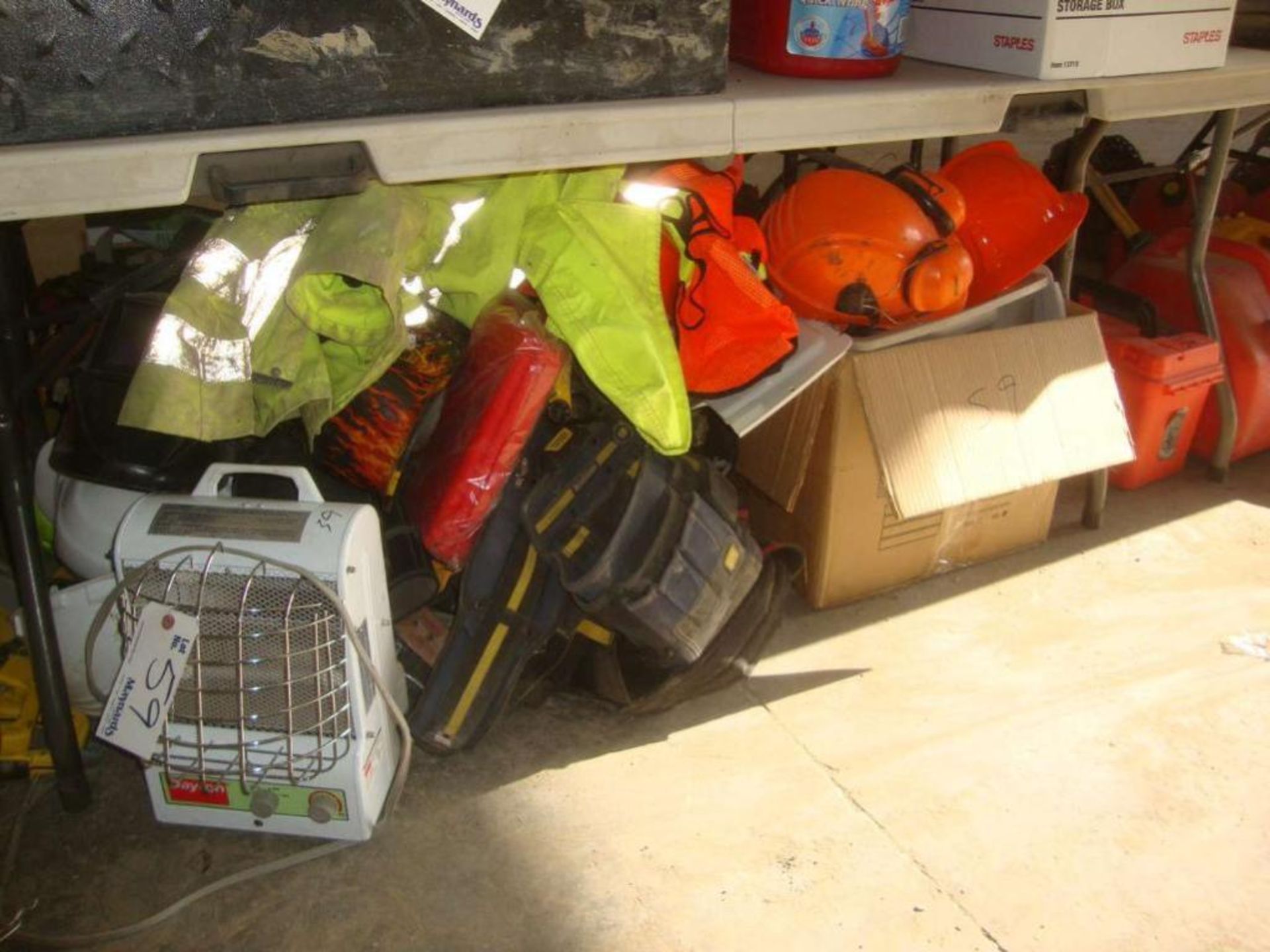 Lot of safety gear