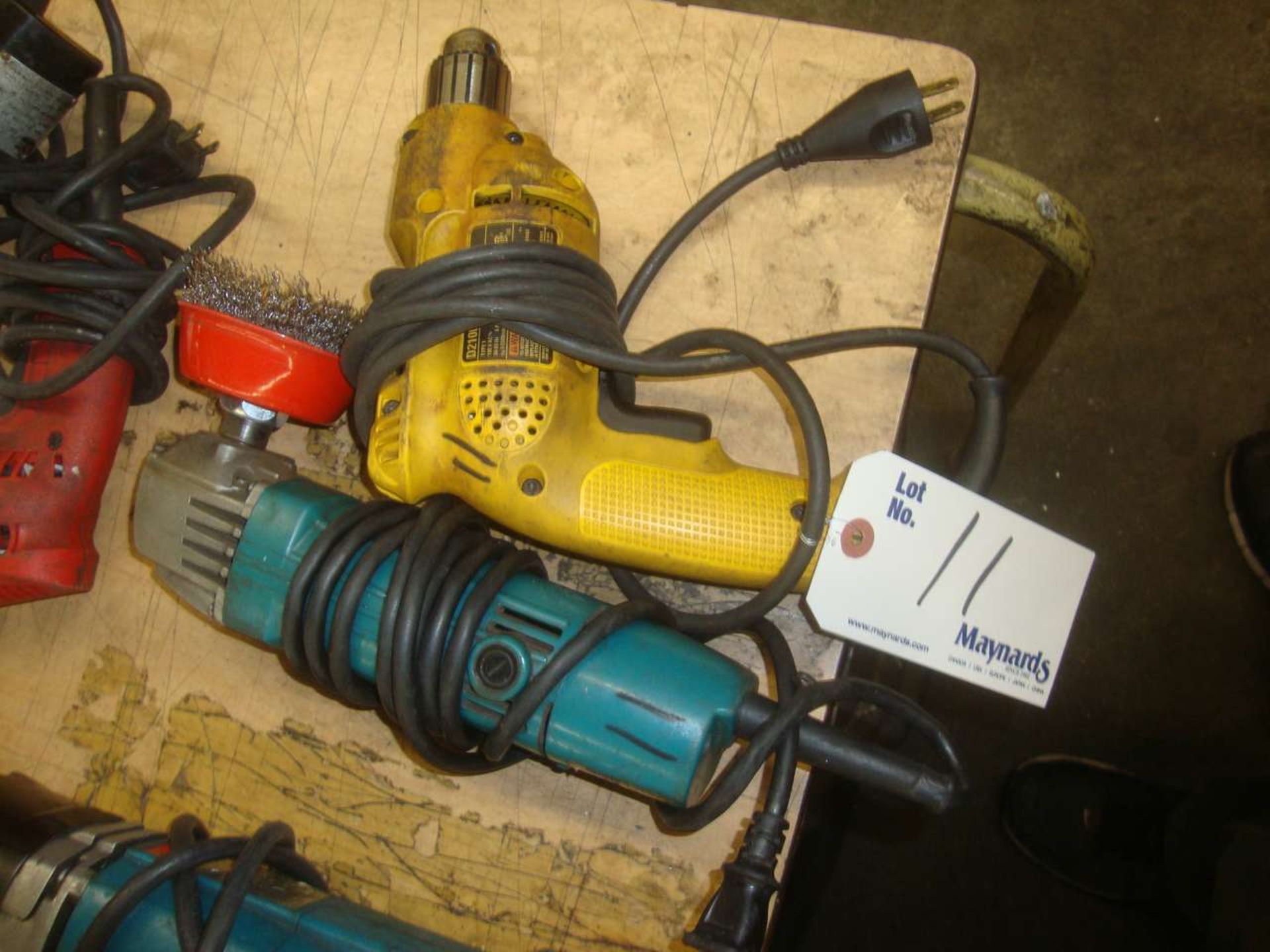 Electric drill and grinder