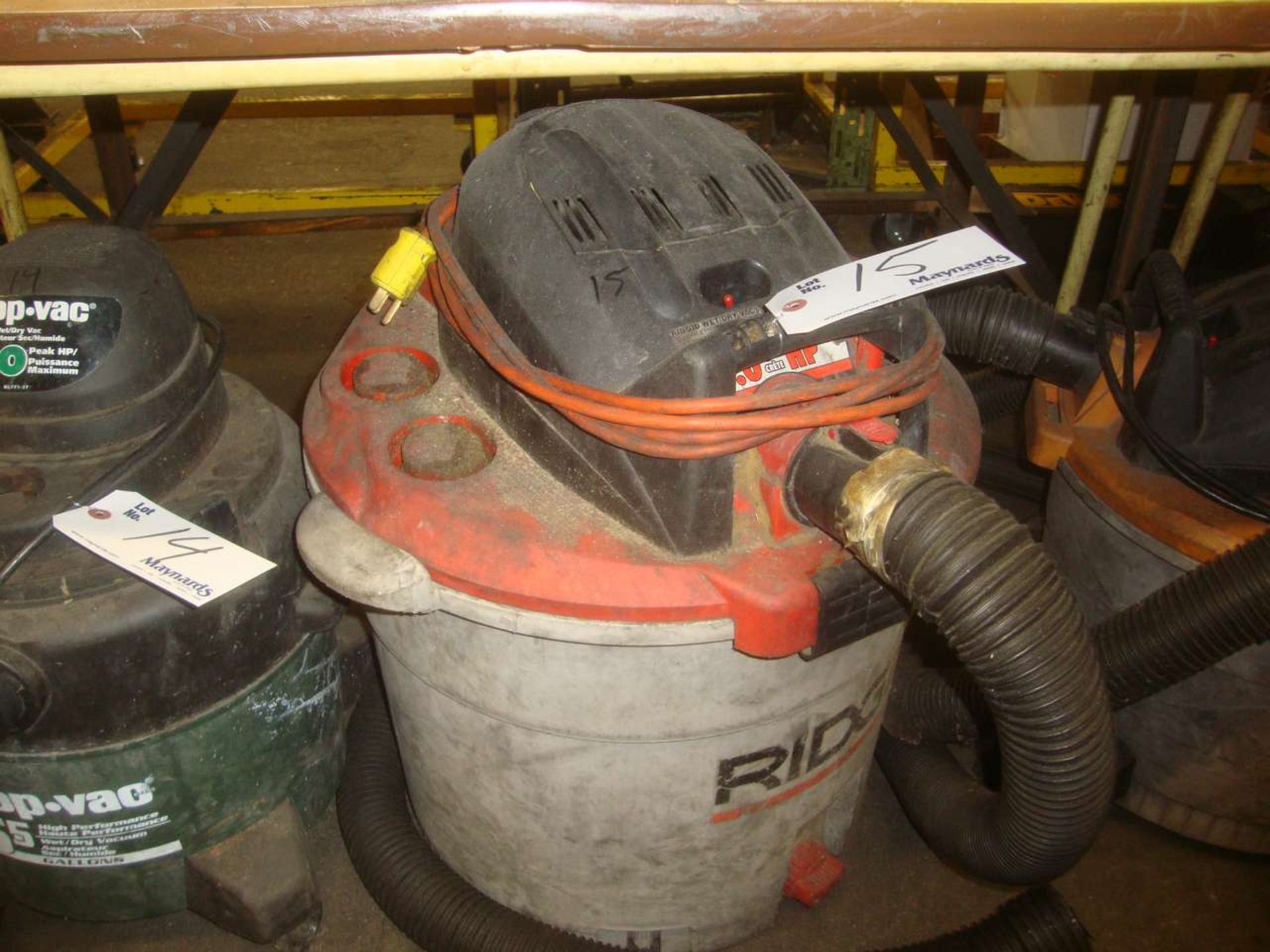 Ridgid 6.0 hp shop vac