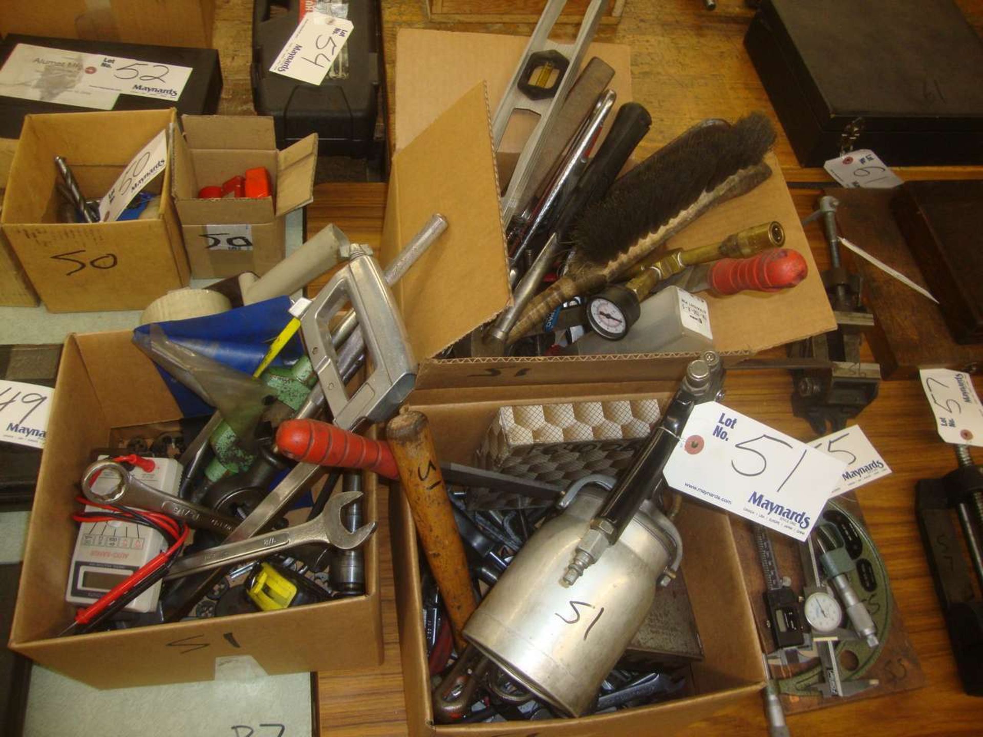 3 boxes of tools