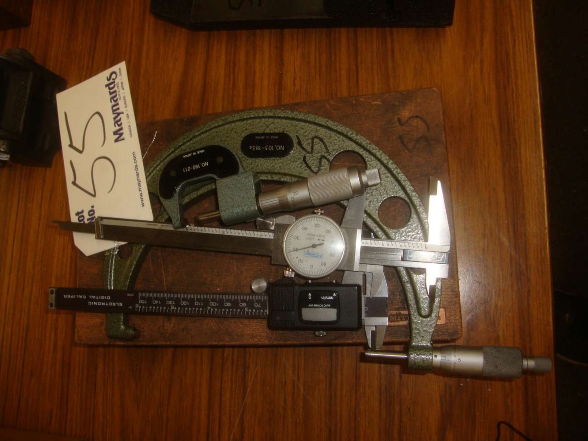 Micrometers and calipers