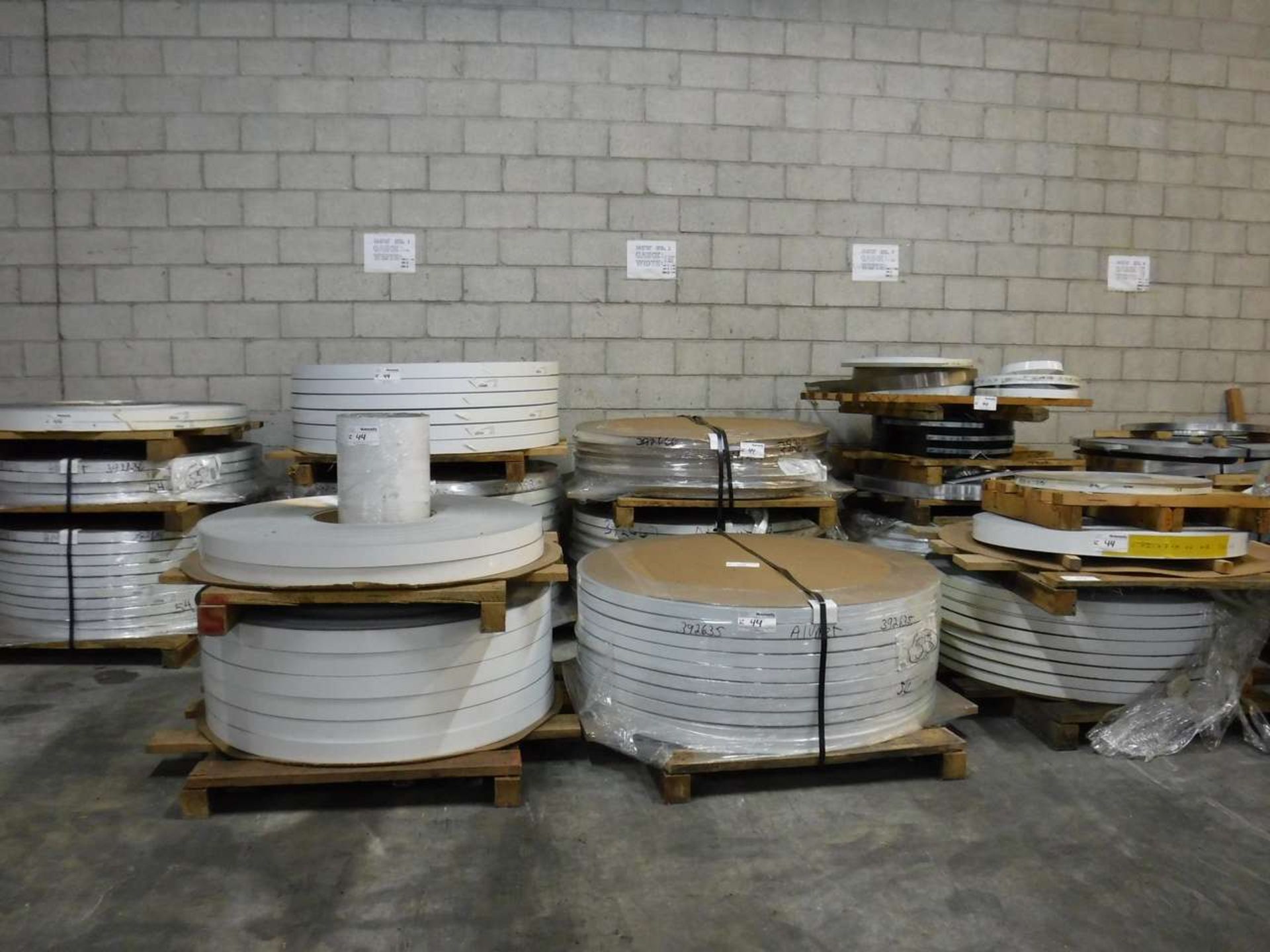 Pallets of Aluminum Coil