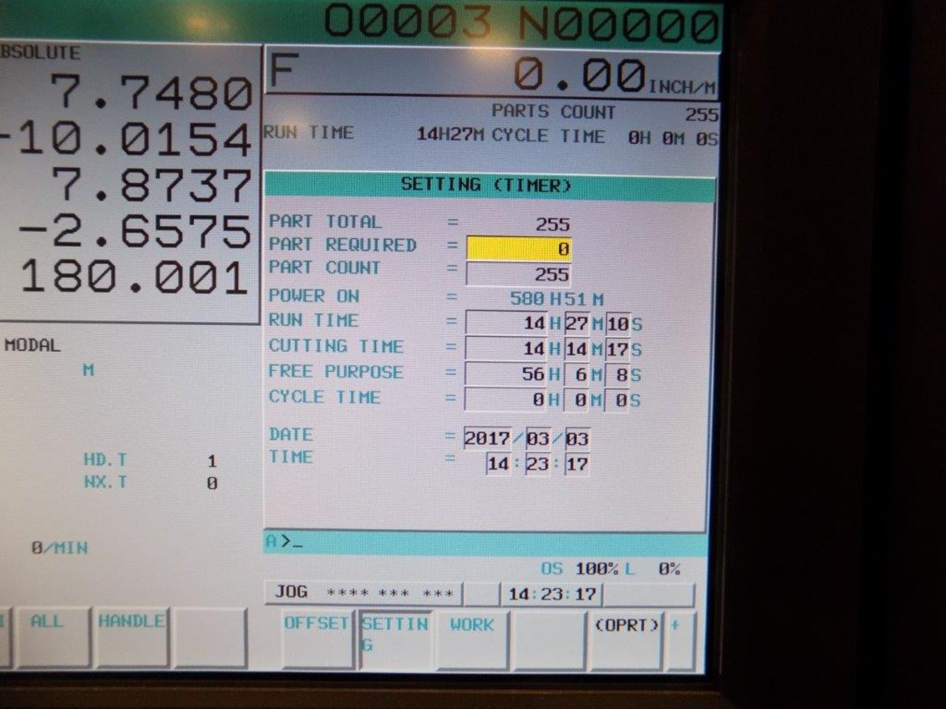 Nomura HBA110-R2 5-axis CNC Table-Type Horizontal Boring Mill - Image 4 of 12