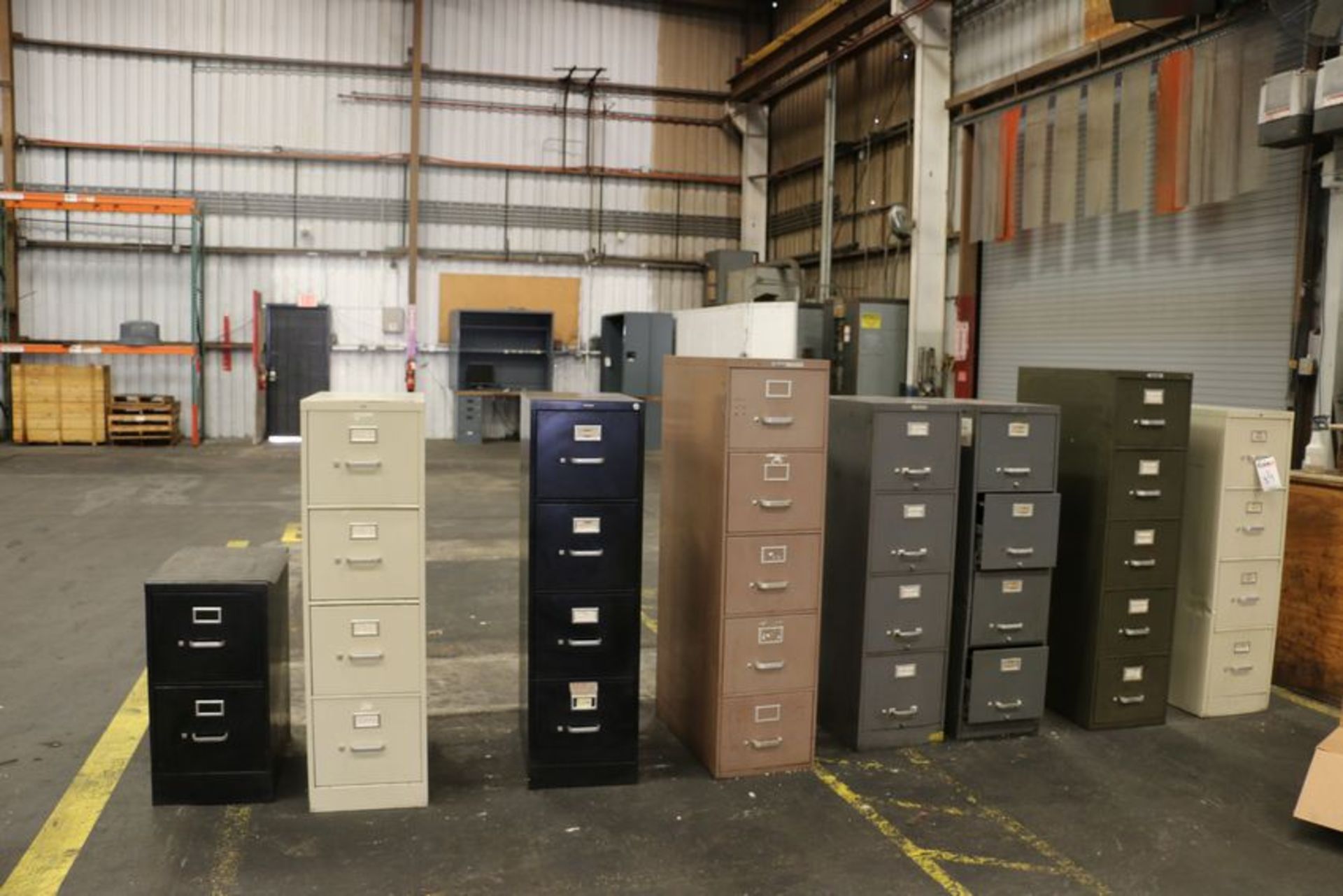 (7) filing cabinets