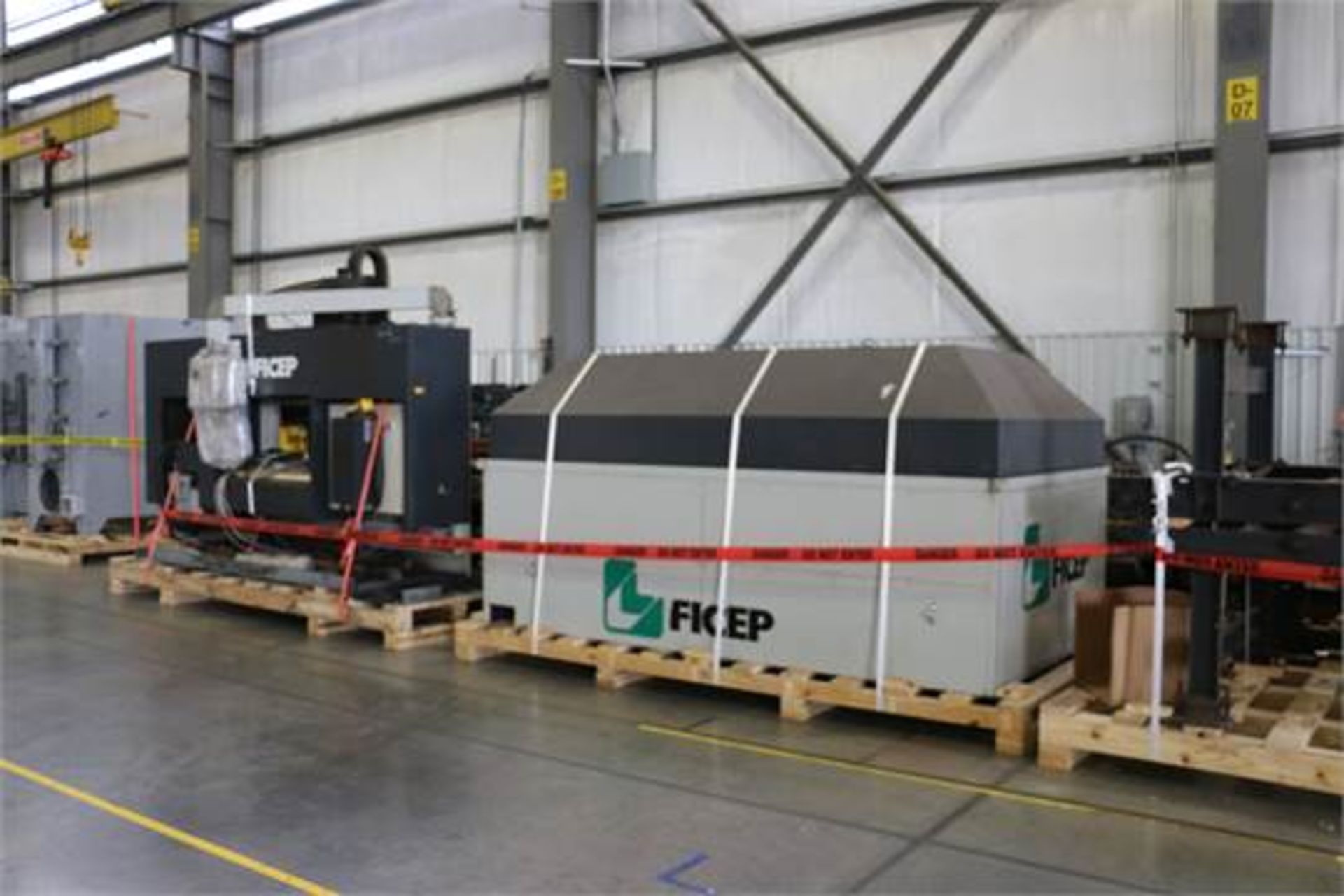 Ficep 1102-D2TT CNC Tandem Drill & Coping System, Siemens control, 36" capacity, 4-axis 20 HP drill, - Image 3 of 5