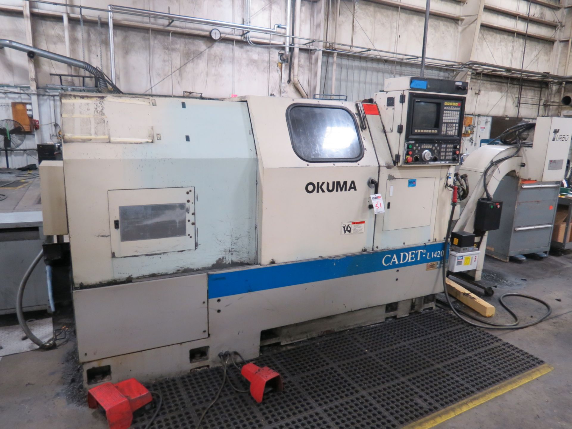 Okuma Cadet Captain 1420 CNC Turning Center, OSP-5020L control - Image 2 of 10