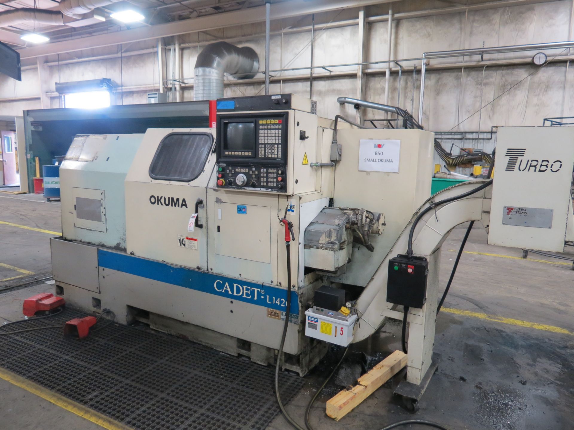 Okuma Cadet Captain 1420 CNC Turning Center, OSP-5020L control - Image 3 of 10