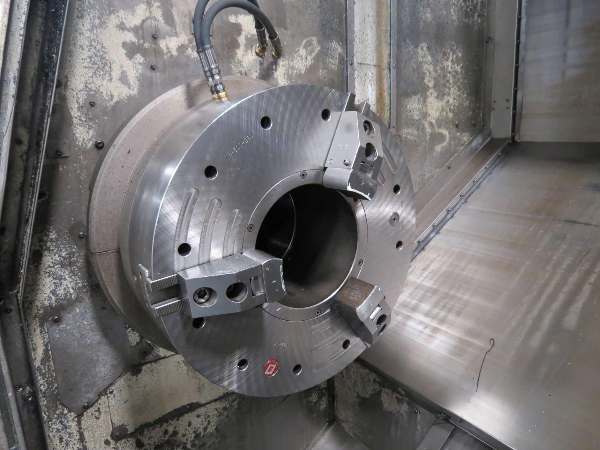 Okuma LB-45II CNC Hollow Spindle Turning Center, OSP 7000L control, 7" bore, 24" Dual chuck, - Image 8 of 8