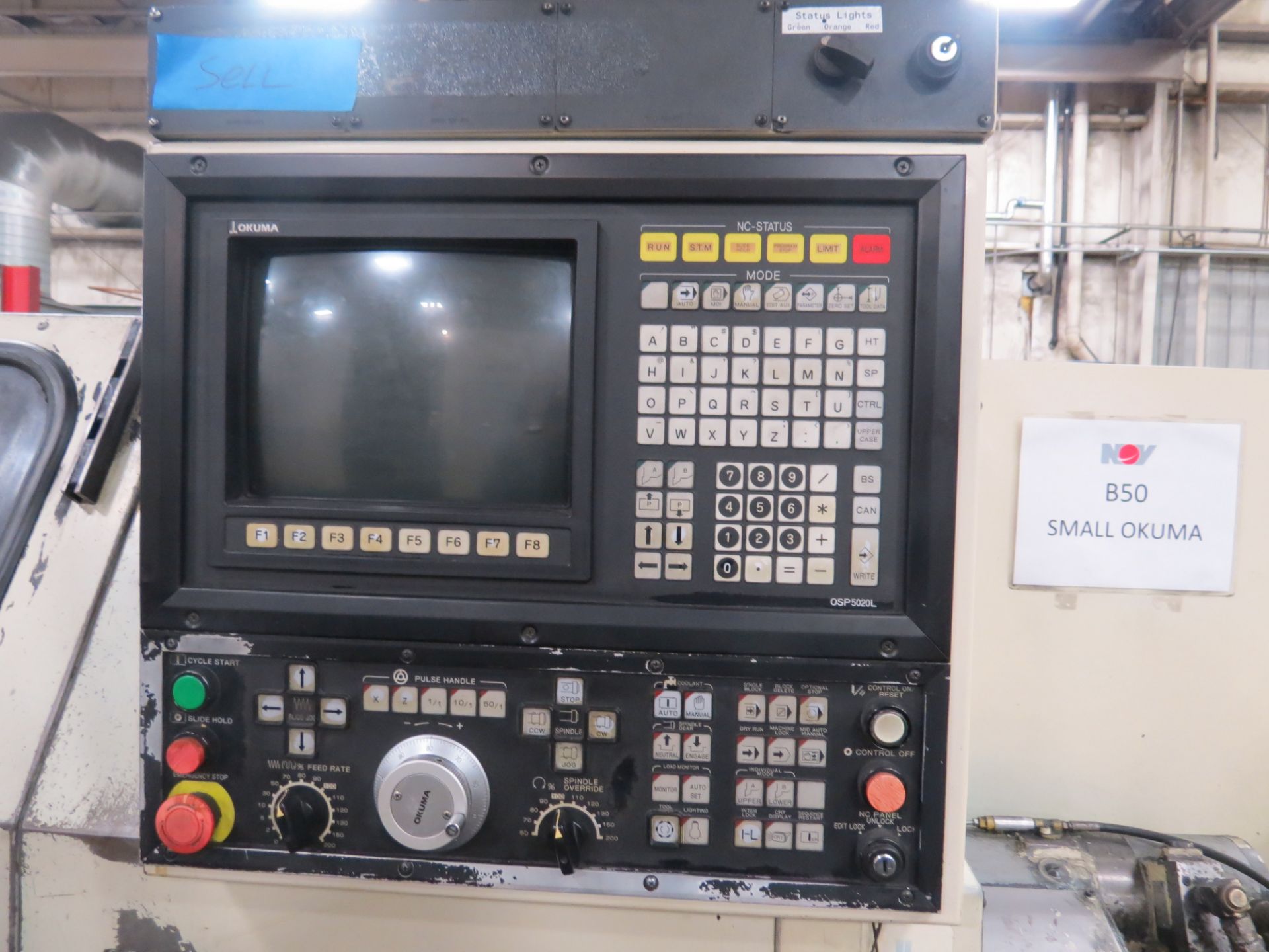 Okuma Cadet Captain 1420 CNC Turning Center, OSP-5020L control - Image 4 of 10