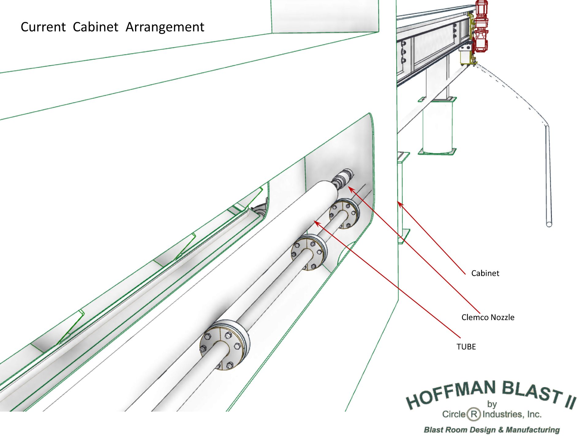 Complete Hoffman Blast II Line semi-automated system Prececo line (contains lots 160, 161, 162) - Image 13 of 14