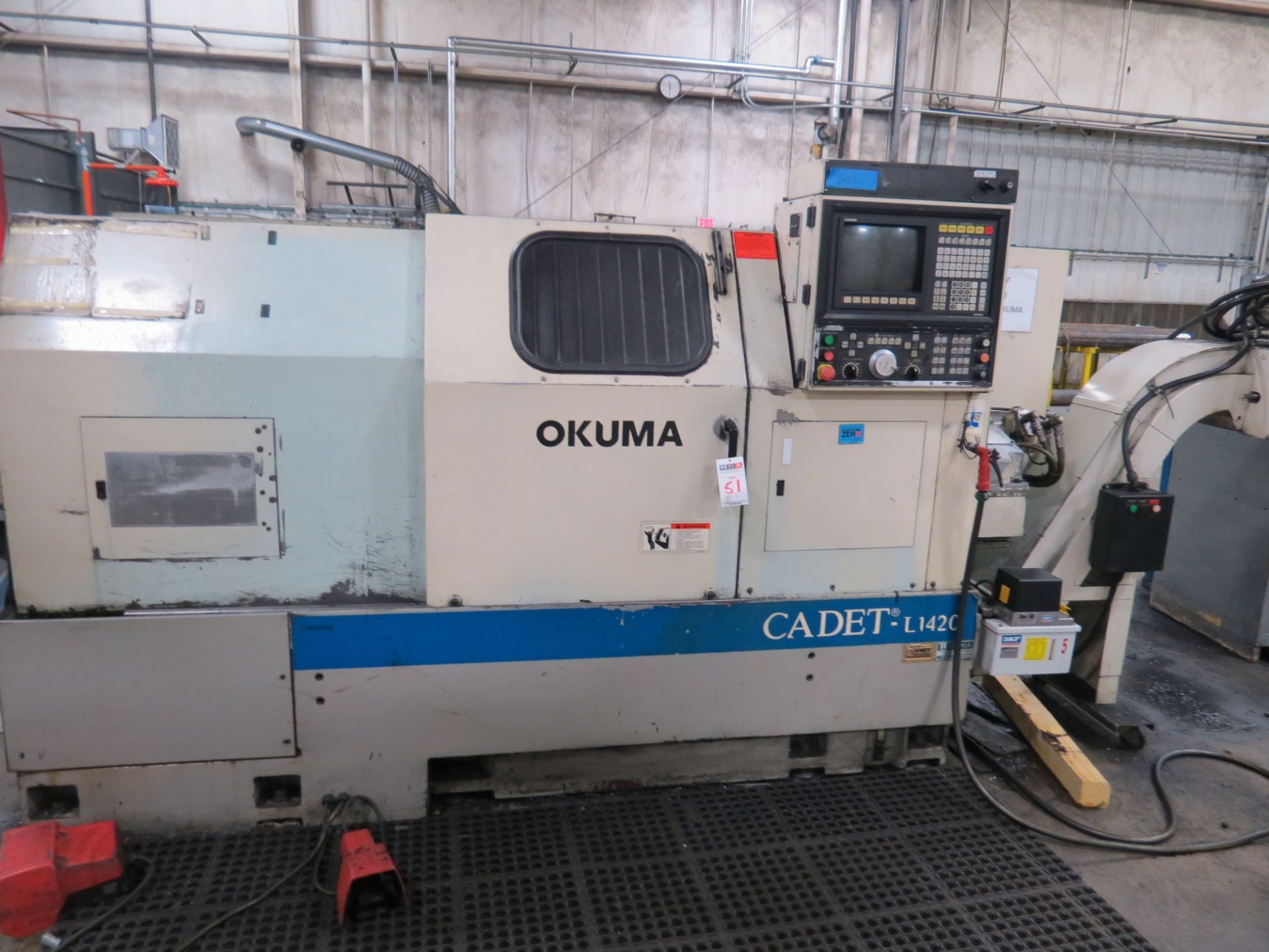 Okuma Cadet Captain 1420 CNC Turning Center, OSP-5020L control