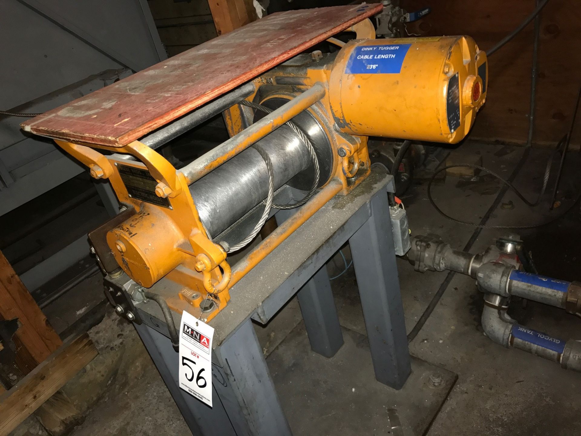 Beebe Bros. Inc Model DT800B40-12 Electric Cable Winch; 750lb Capacity; - Image 2 of 5