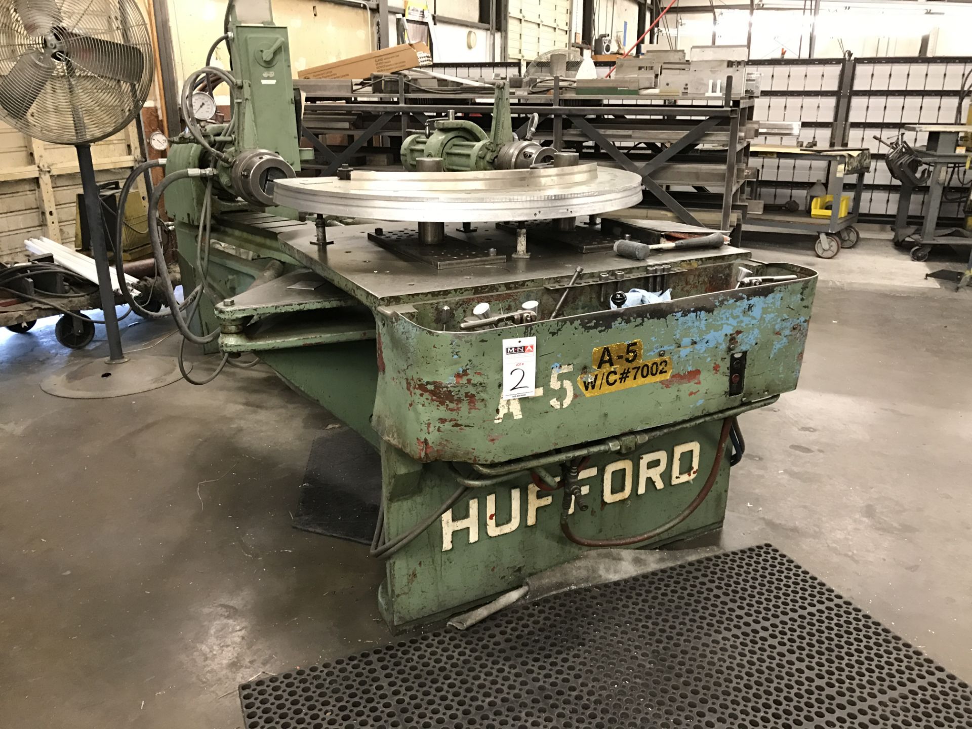 Hufford A-5 Hydraulic Stretch Forming Machine; 12 ton; 480V;