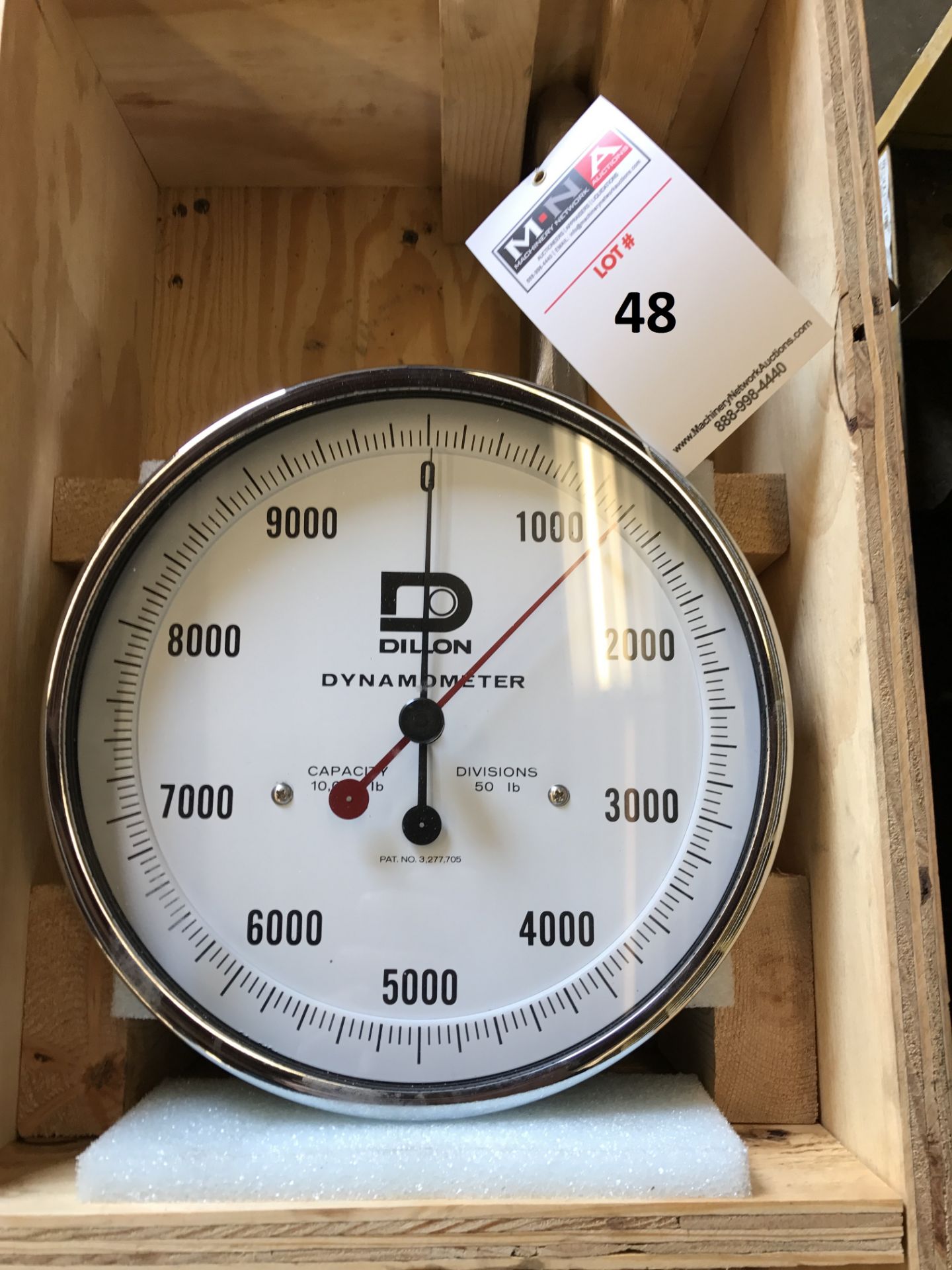 Dillon Dynamometer; 10,000lb capacity, 100lb Divisions; Model 30007-0083 - Image 2 of 3