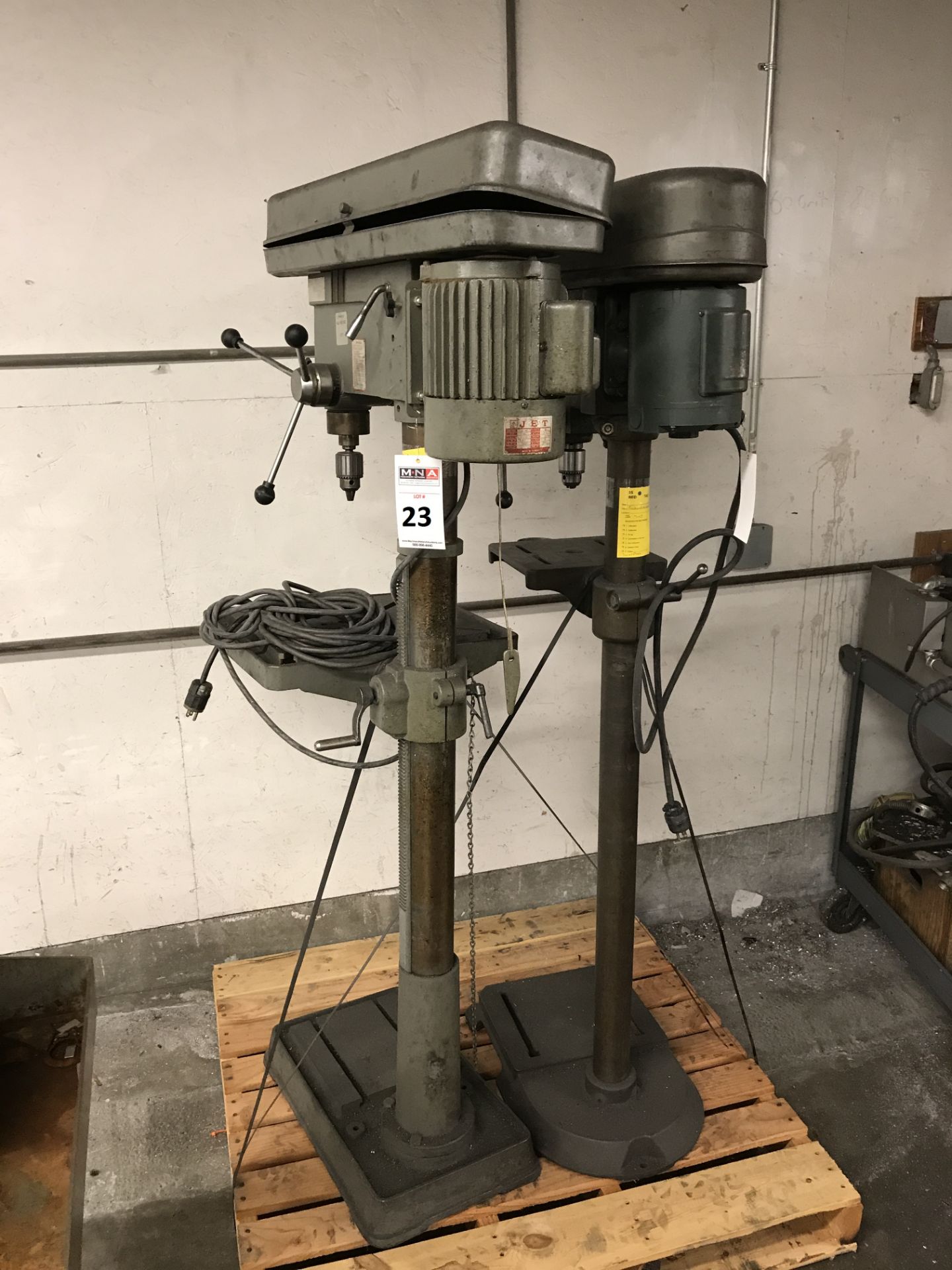 Jet Drill Press; 12 Speed 20.5" Swing; Model OR-2501F; Serial #800165; 1PH 1HP 110V;