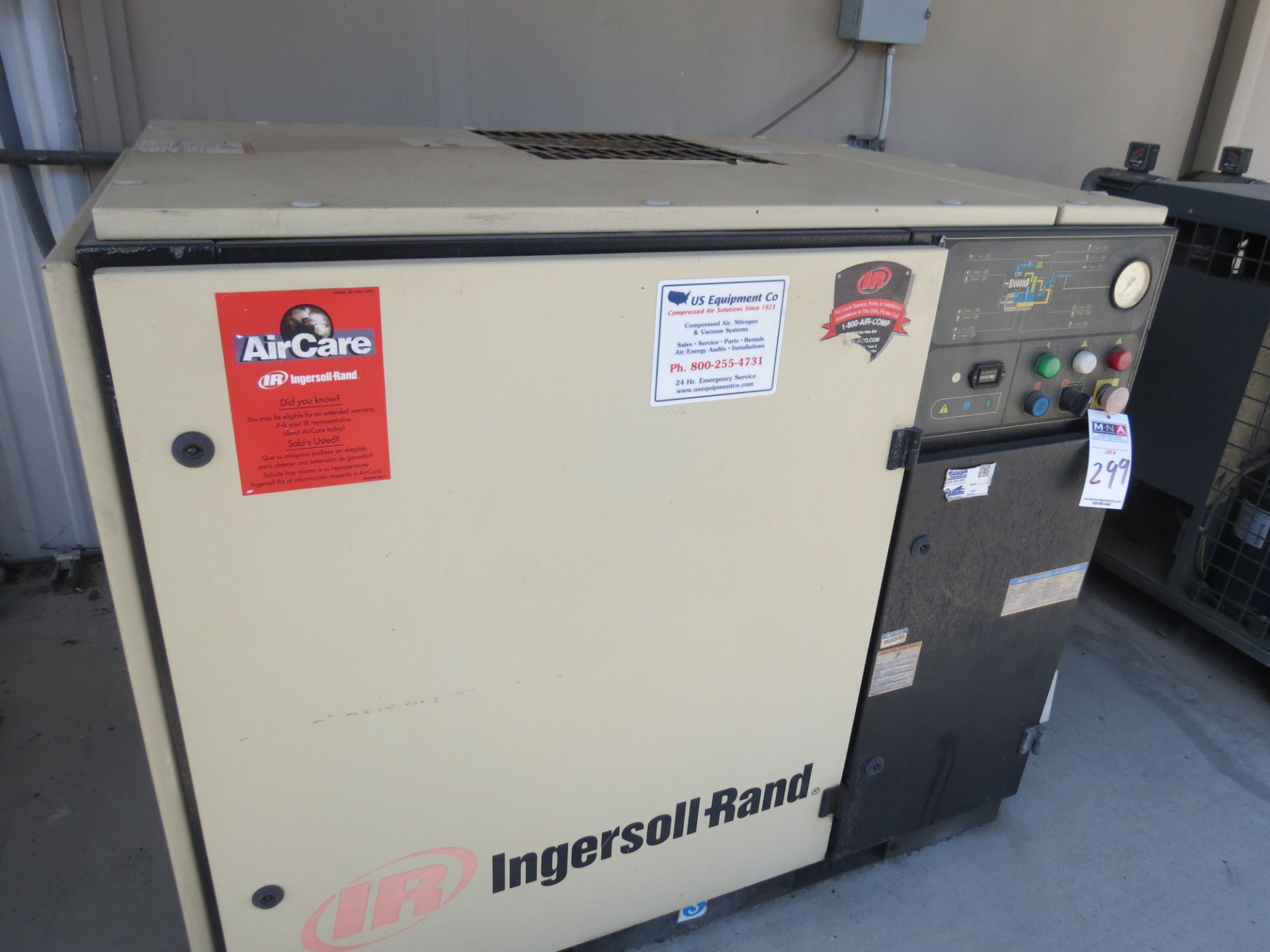 New 2005 20HP Ingersoll Rand SSUP6-20-125 rotary screw air compressor MDL UP6-20-125, S/N - Image 2 of 3