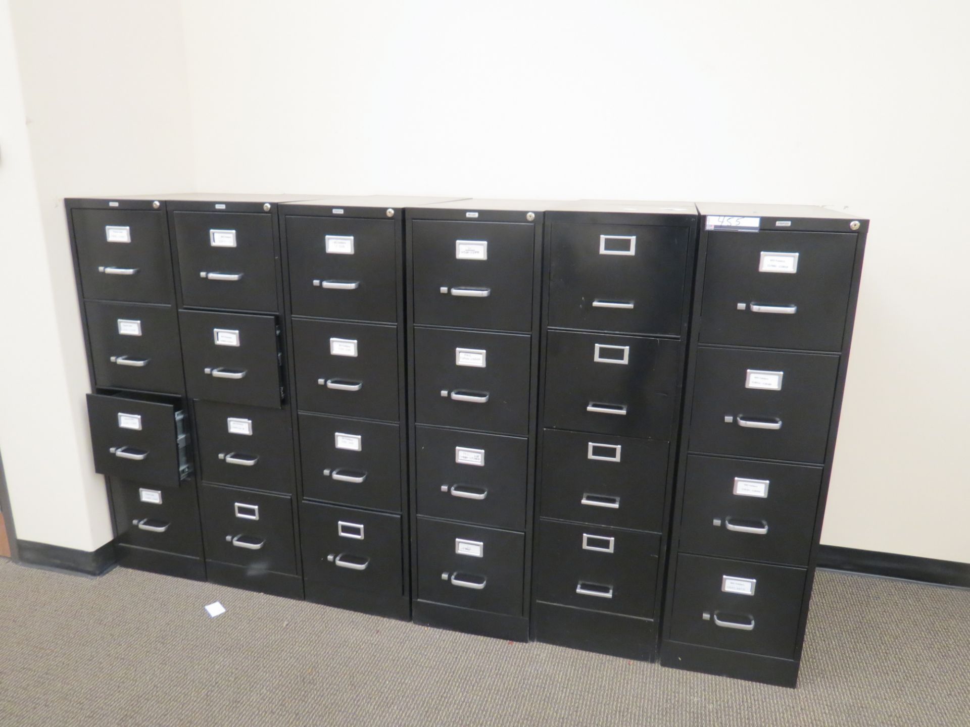 4 door file cabinets - Image 2 of 2