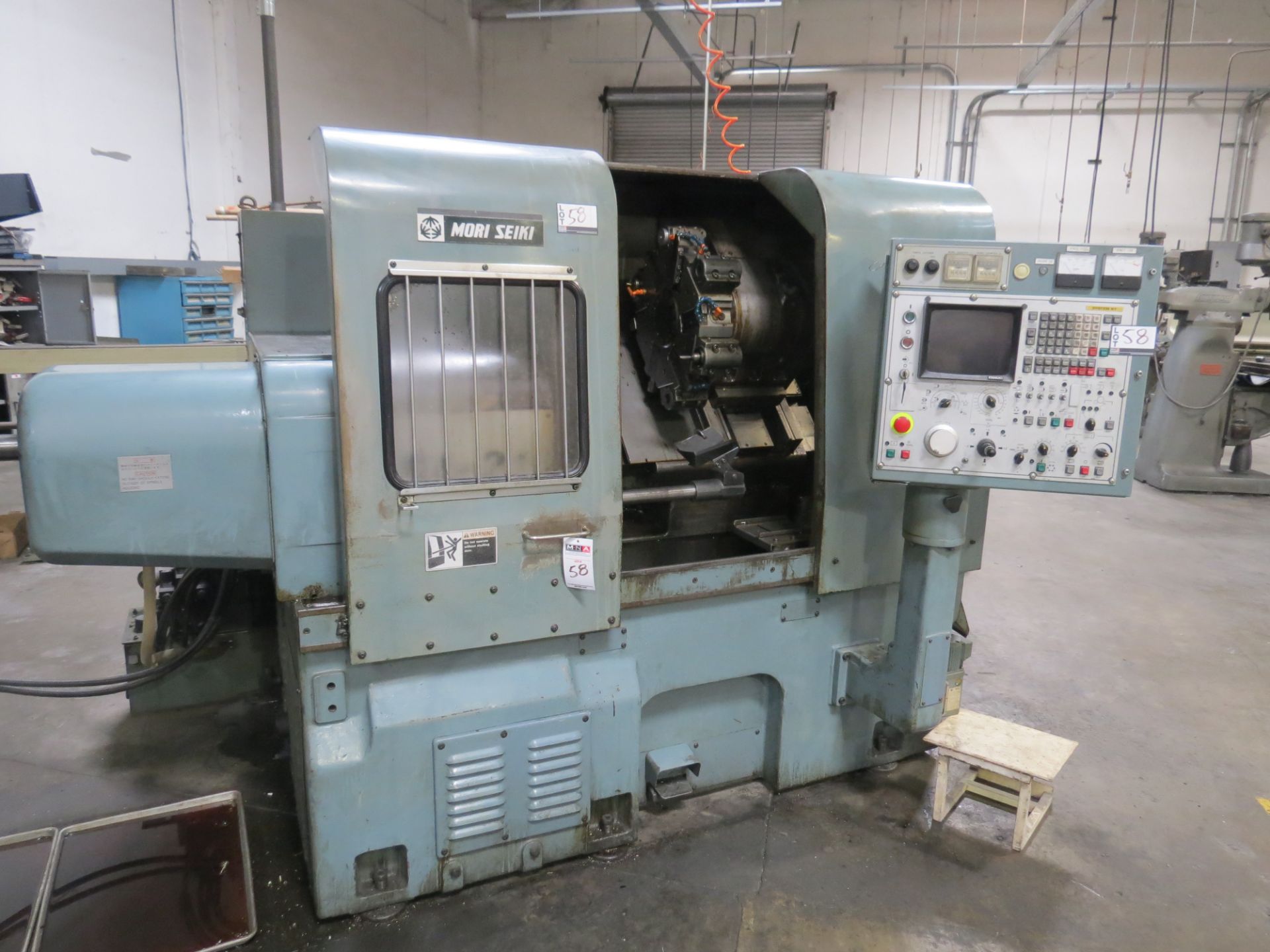 Mori Seiki SL-2H, Fanuc 6T ctrl, 22""swing, 9.4" max turning diam., 16" centers, 3" bore, 4000 - Image 2 of 4