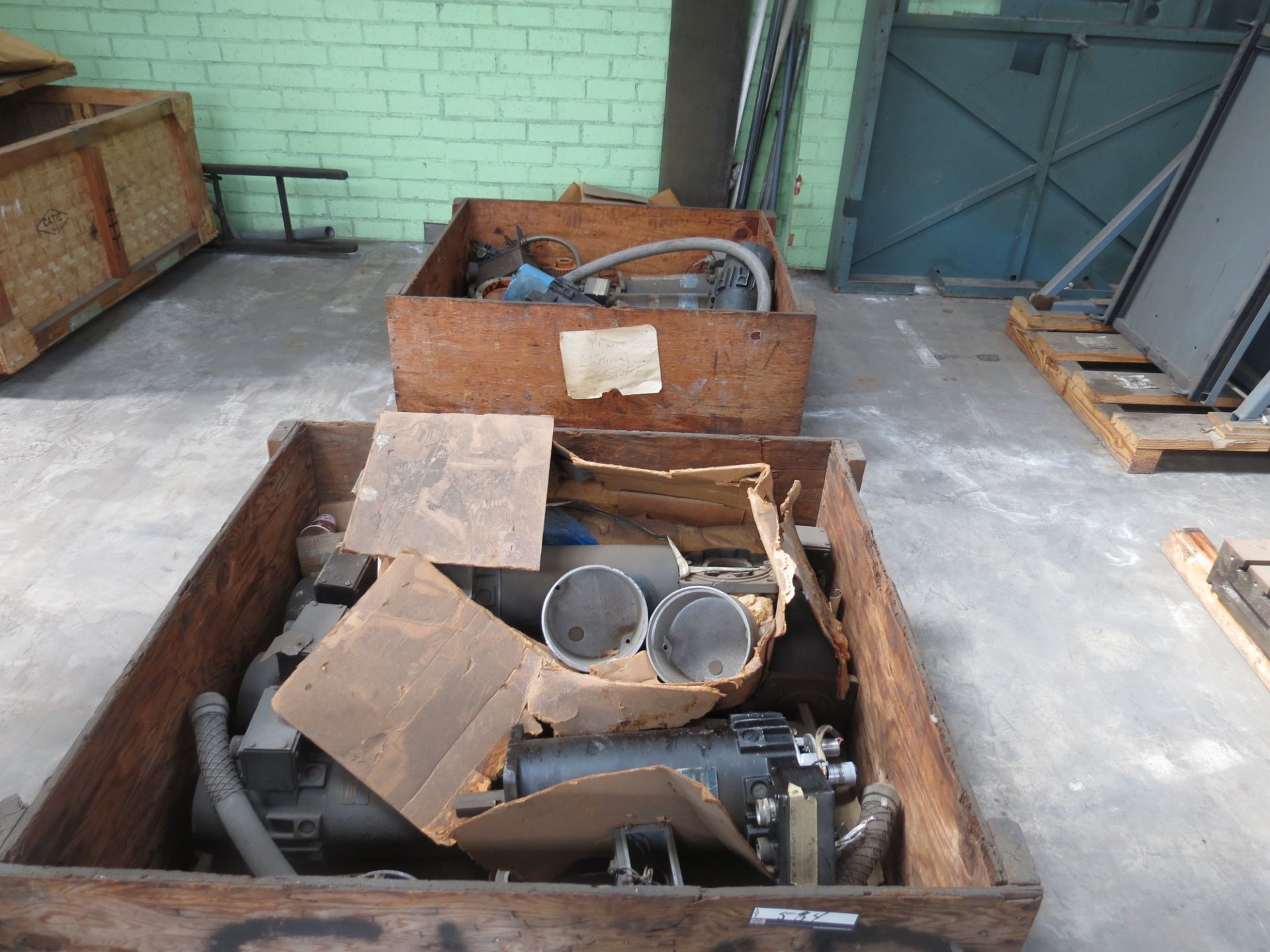 CRATES W. SPINDLE MOTORS - Image 2 of 2