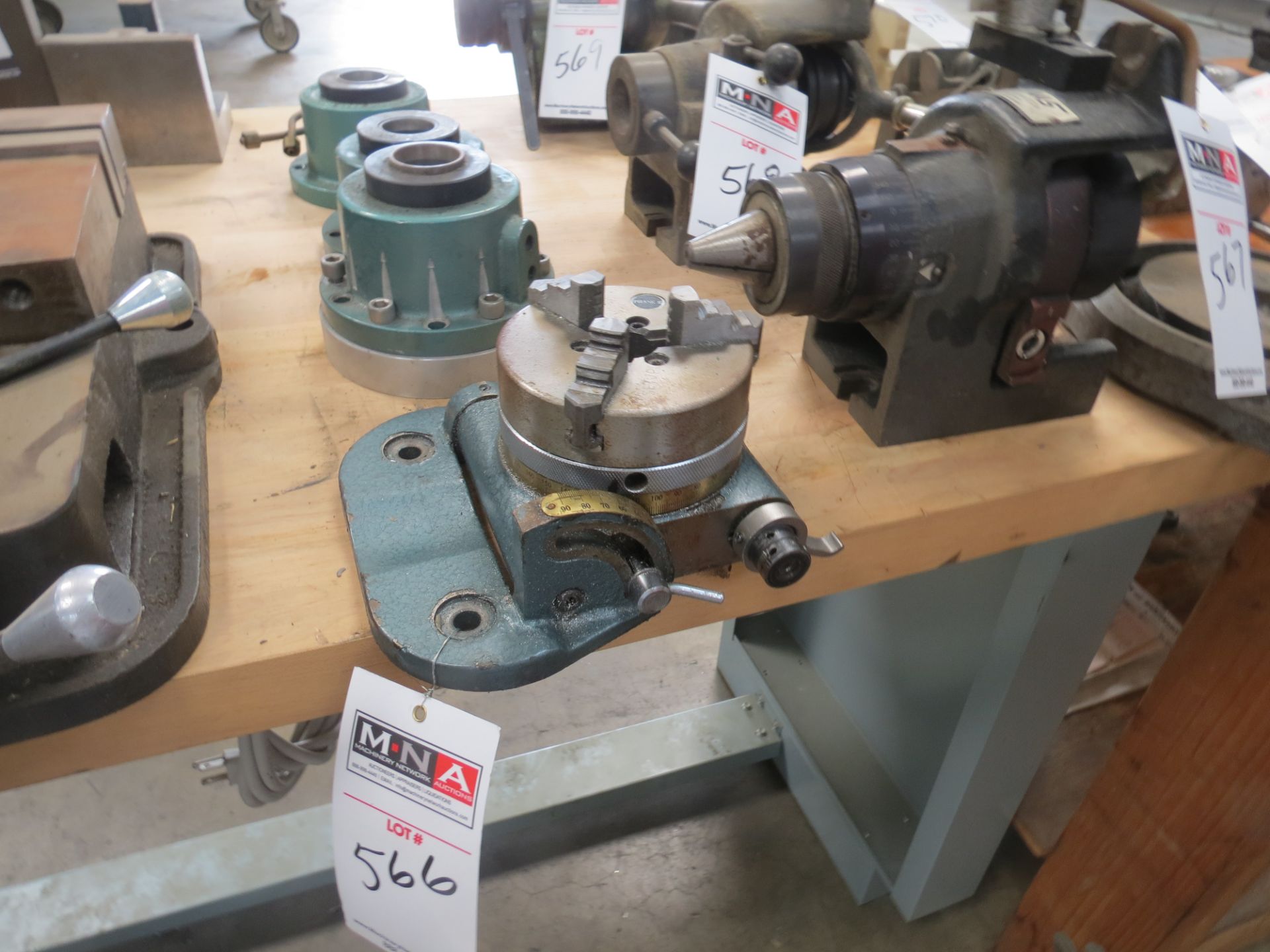 PHASE 2 ROTARY TABLE W. 5 C COLLET HOLDERS - Image 2 of 3