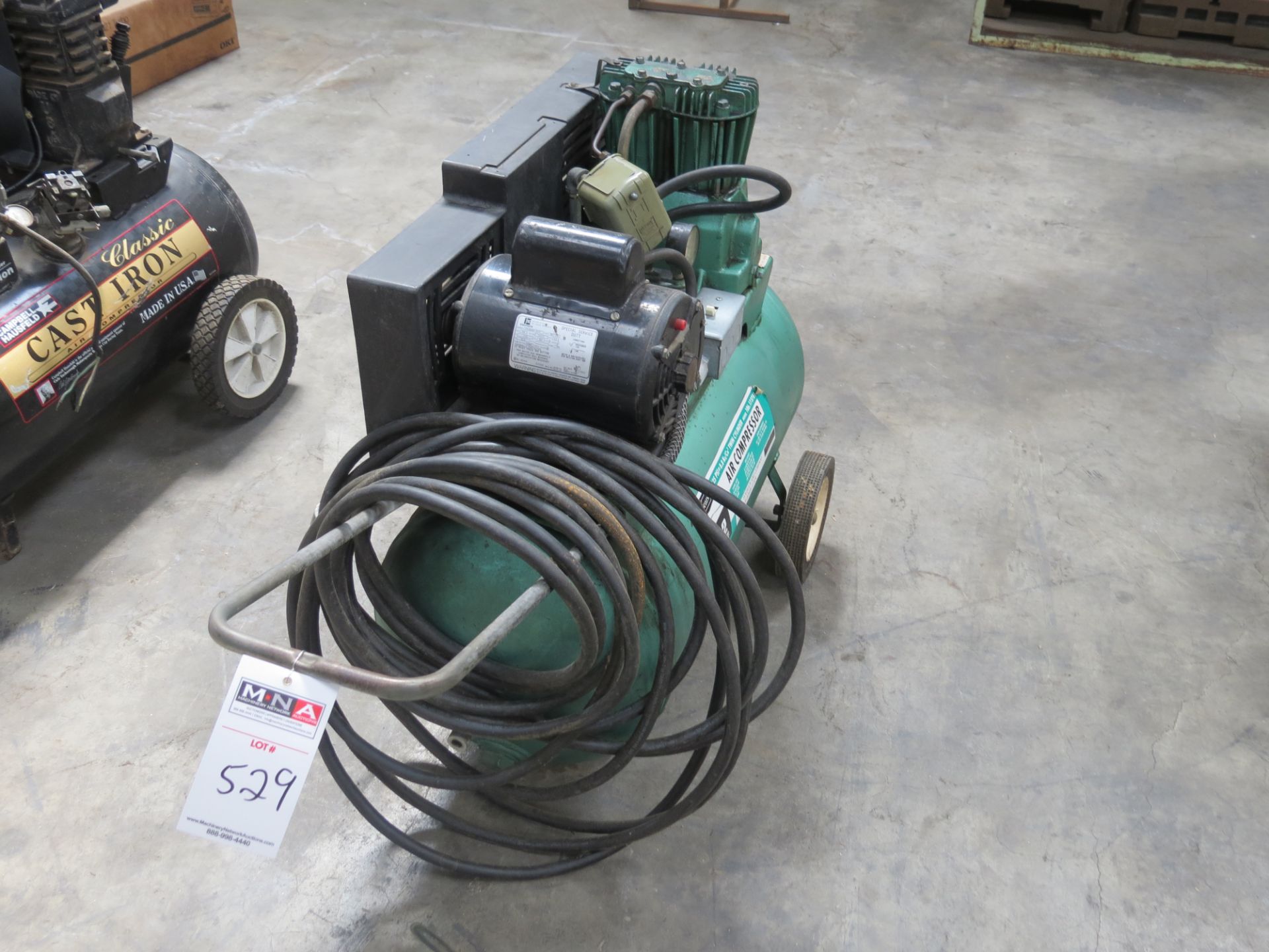 SEARS 20 GALLON AIR COMPRESSOR - Image 2 of 2