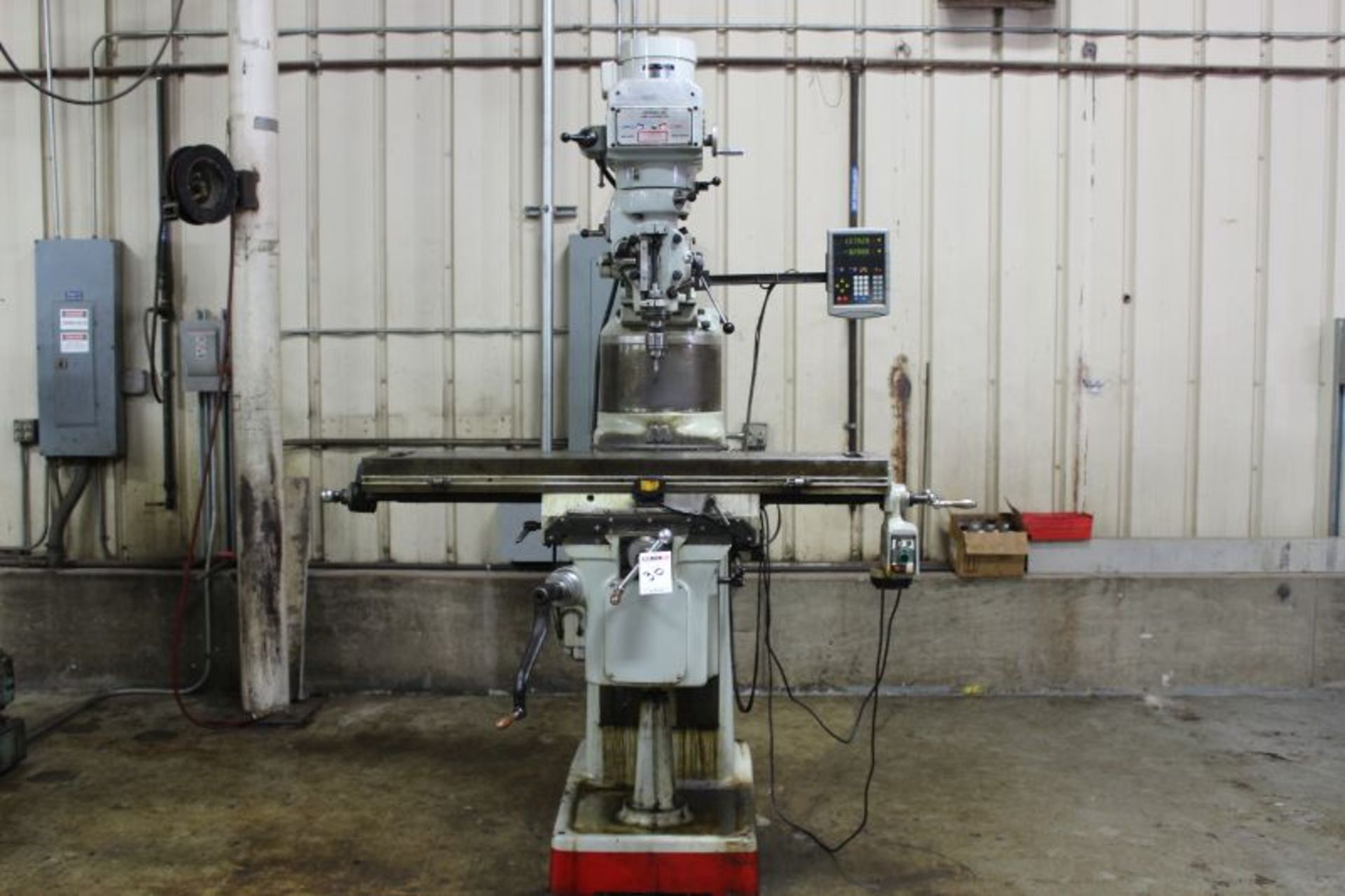 ACRA VERTICAL PRECISION MILLING MACHINE 10" X 54" TABLE MODEL NUMBER AM3VVV SERIAL NUMBER 0707686 W.