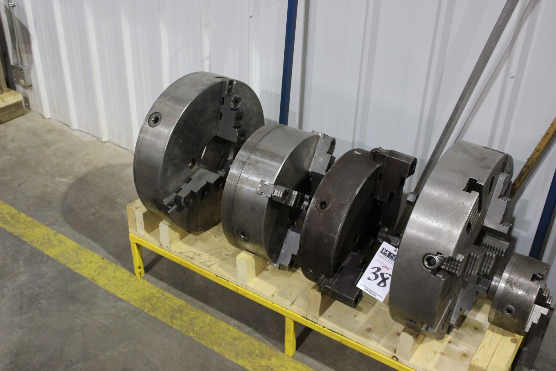 5" 3 JAW CHUCK, 20" 3 JAW CHUCK, 16" 4 JAW CHUCK, 16" 3 JAW CHUCK, 20" 4 JAW CHUCK, 8" 3 JAW CHUCK - Image 4 of 4