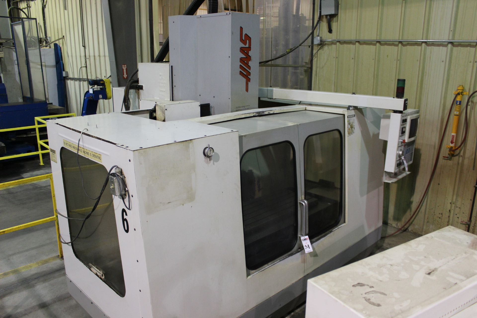 Haas VF-3 Vertical Machining Center, 40” x 20” x 24” travels, CT40, 20 ATC, 7500 RPM, s/n 8327, - Image 3 of 9