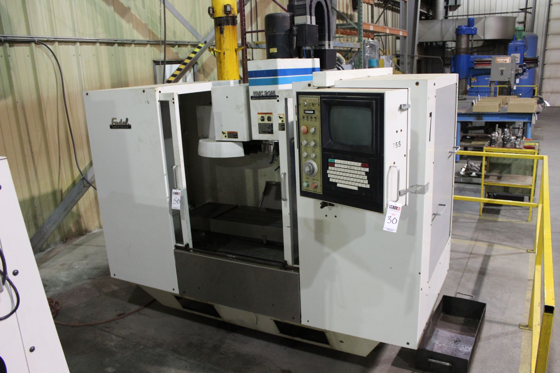 Fadal VMC-3016 Vertical Machining Center, 30” x 16” x 28” travels, CT40, 21 ATC,10K RPM, s/n - Image 6 of 9