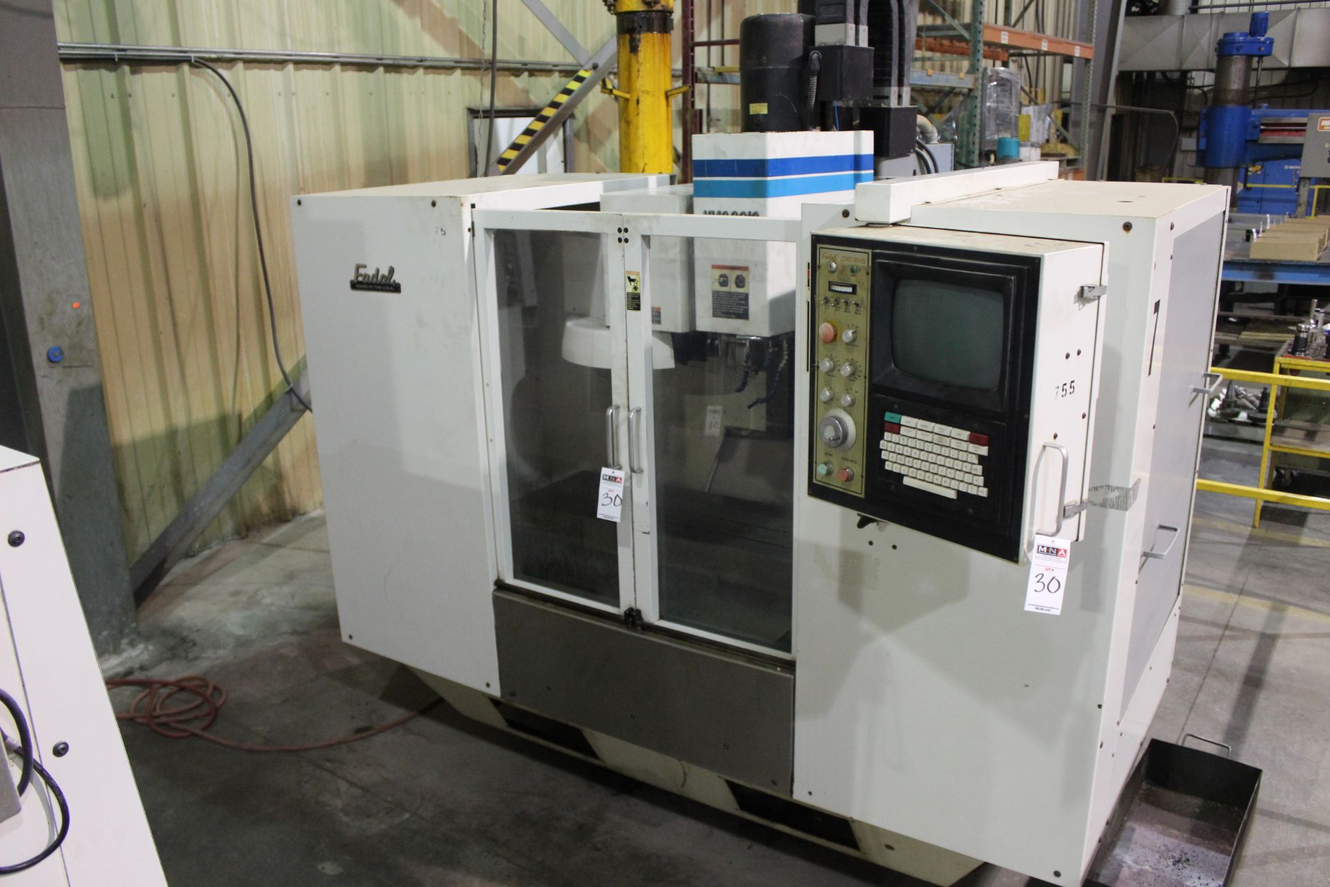 Fadal VMC-3016 Vertical Machining Center, 30” x 16” x 28” travels, CT40, 21 ATC,10K RPM, s/n - Image 3 of 9