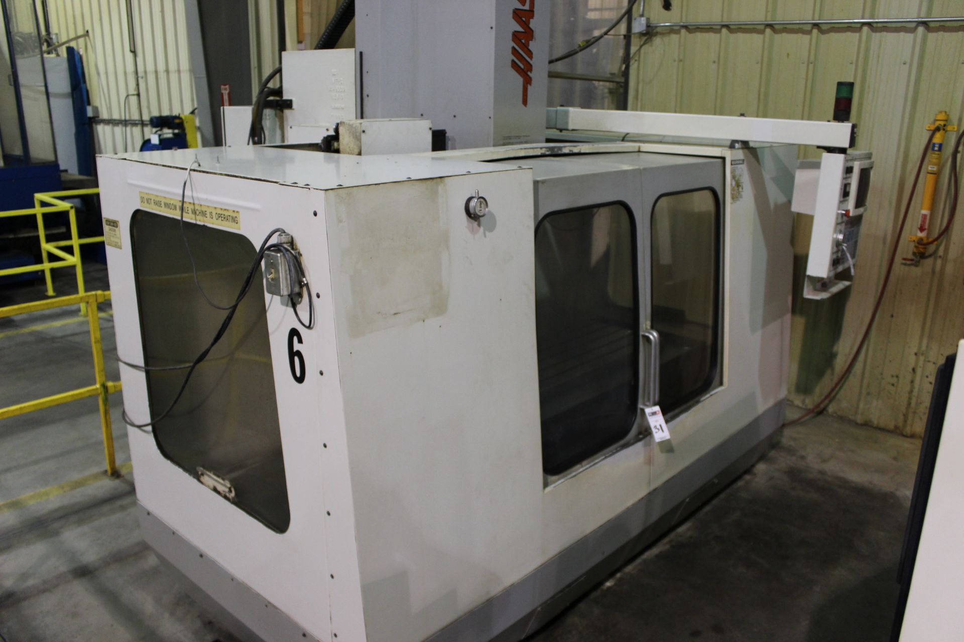 Haas VF-3 Vertical Machining Center, 40” x 20” x 24” travels, CT40, 20 ATC, 7500 RPM, s/n 8327, - Image 2 of 9