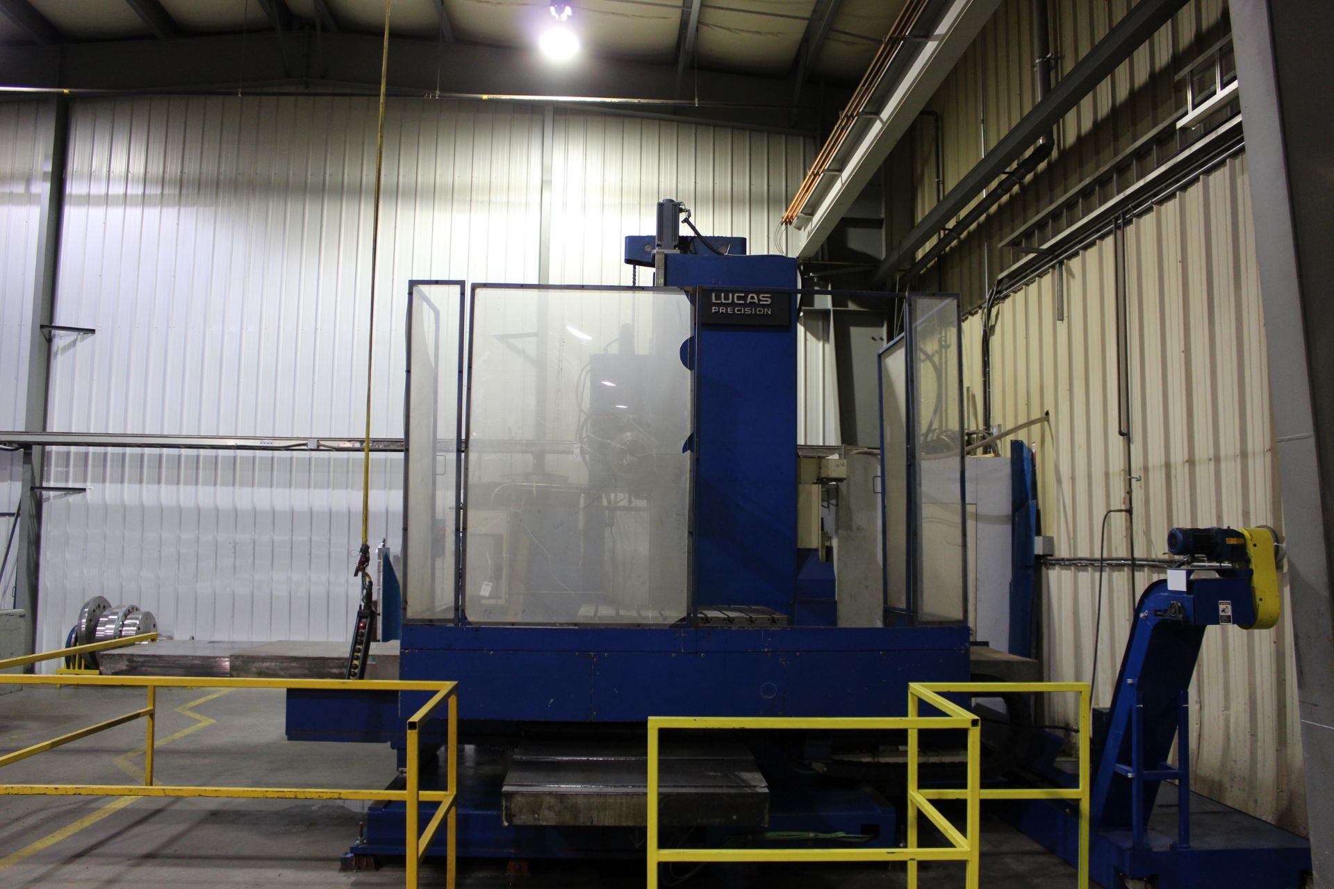 5" Lucas 30T CNC Horizontal Boring Mill, Fagor control, 72" x 72" x 48" trvls, 48" x 48" rotary - Image 4 of 10