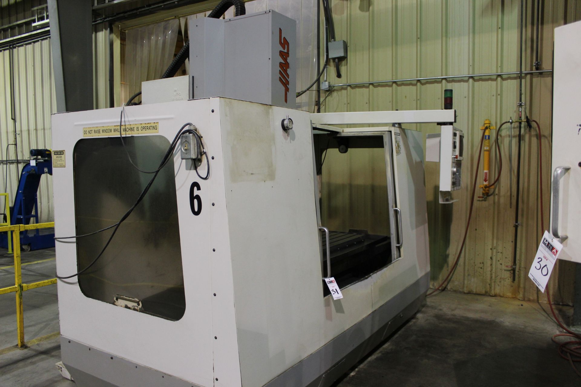 Haas VF-3 Vertical Machining Center, 40” x 20” x 24” travels, CT40, 20 ATC, 7500 RPM, s/n 8327, - Image 6 of 9