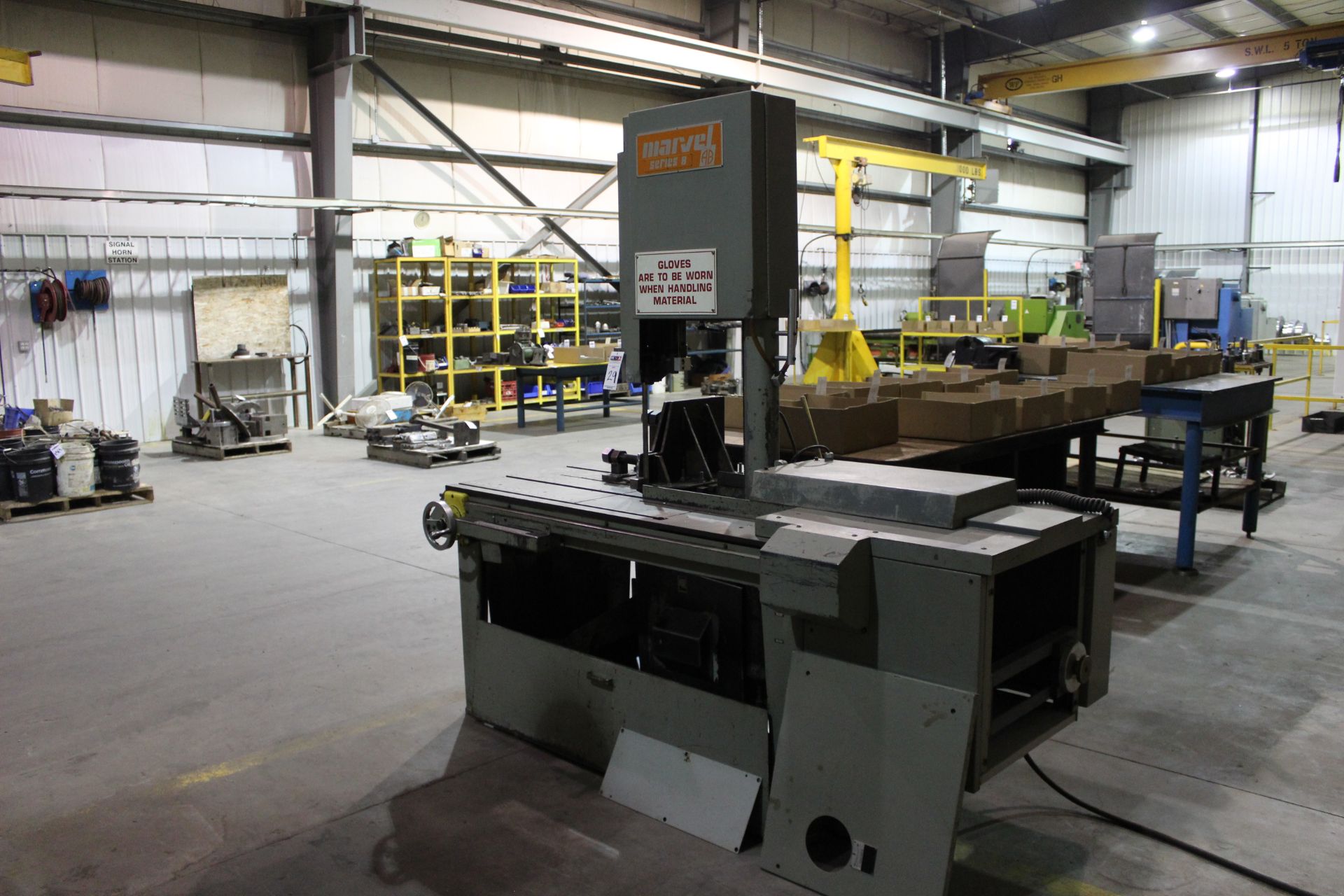 Marvel Series 8 Mark I Tilt Frame Vertical Band saw, s/n 820536 - Image 2 of 5