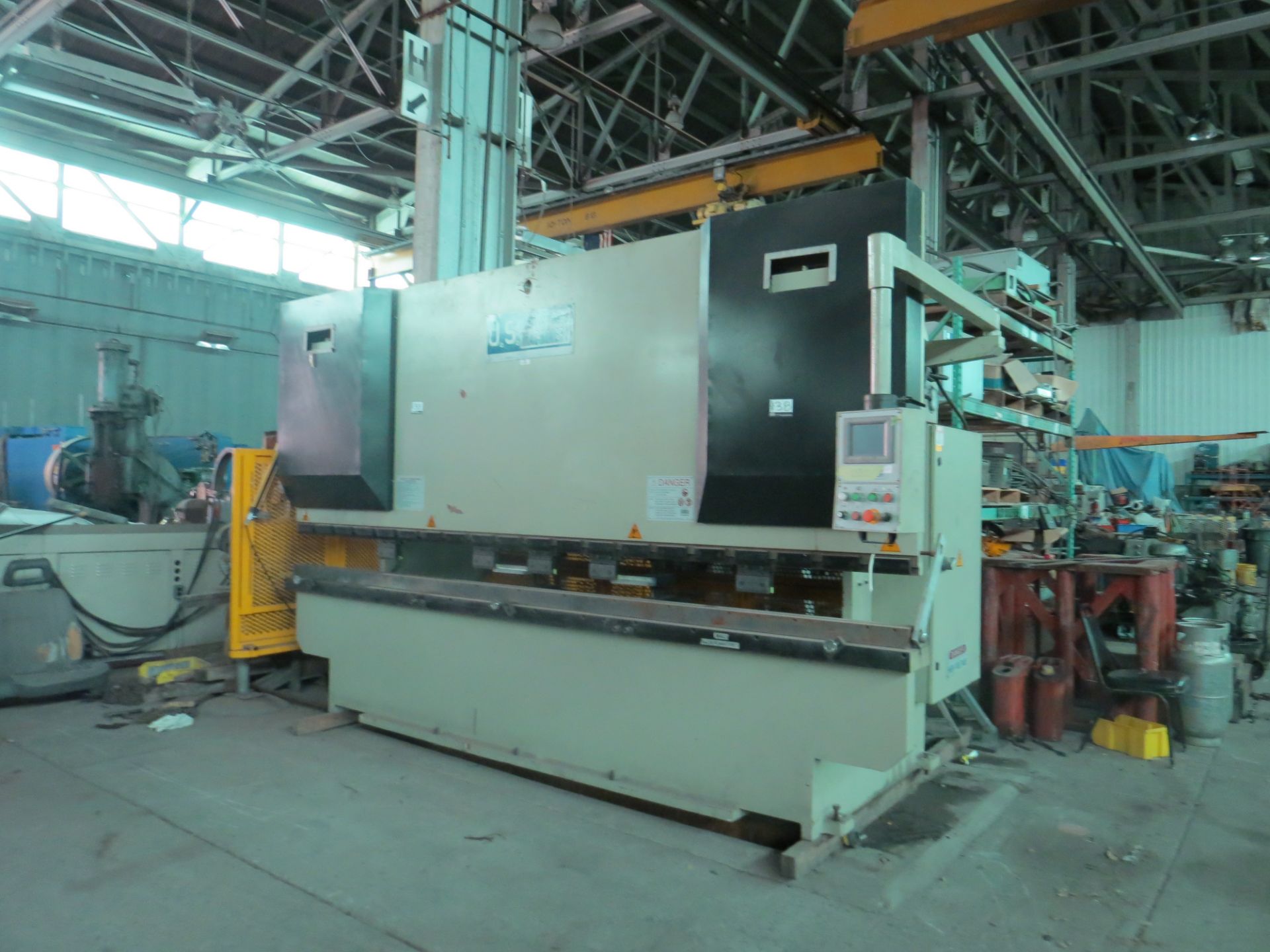 U-S Industrial Machinery 12 FT 155 Ton Hydraulic Press Brake w/ Back Gages w/ Light Curtains - Image 4 of 11