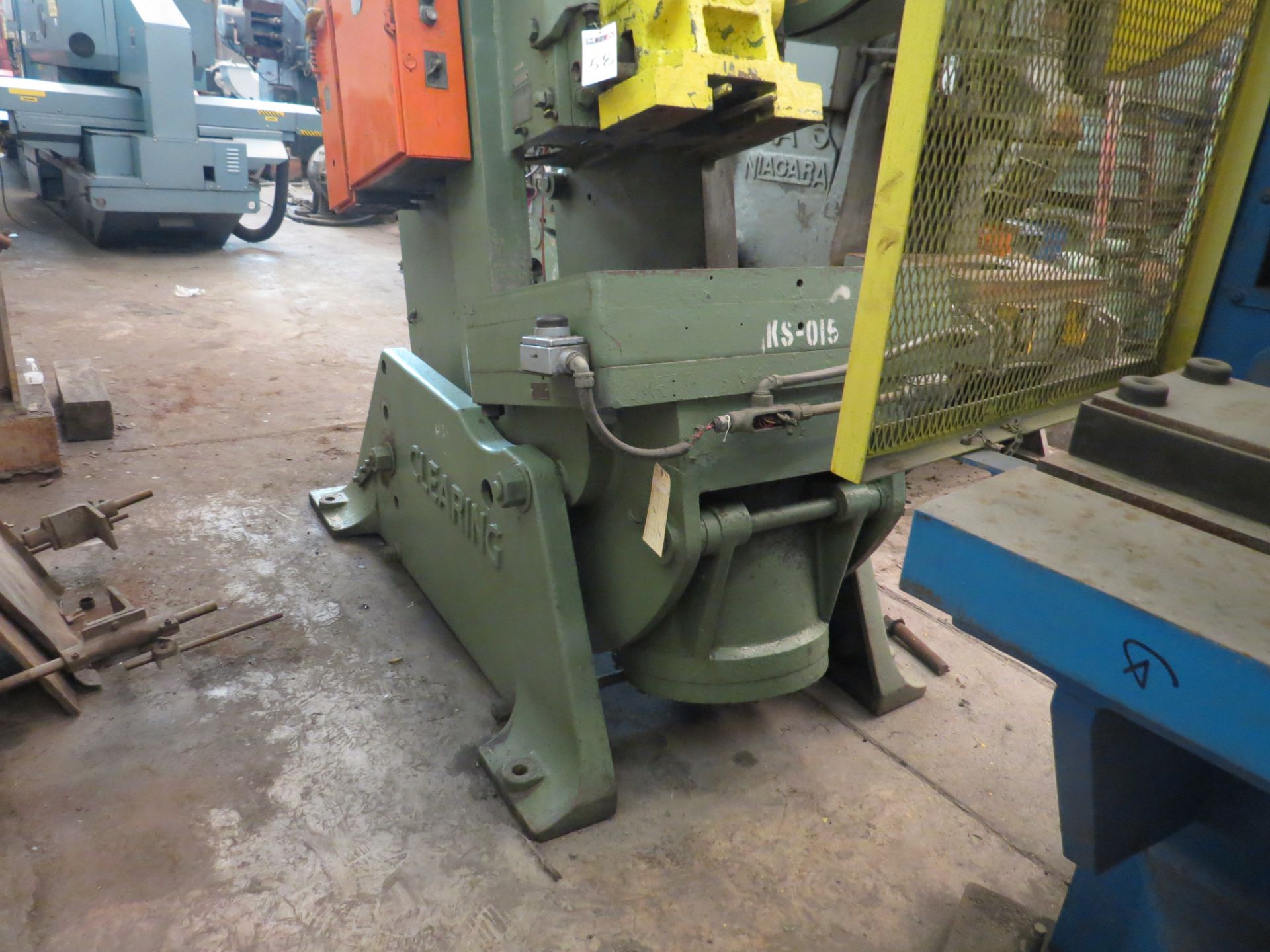 Clearing 45 Ton Punch Press 12'' Shut Height 75 Strokes Per Minute 2 1/2 Adjustment Bed Size 28x18 - Image 3 of 9